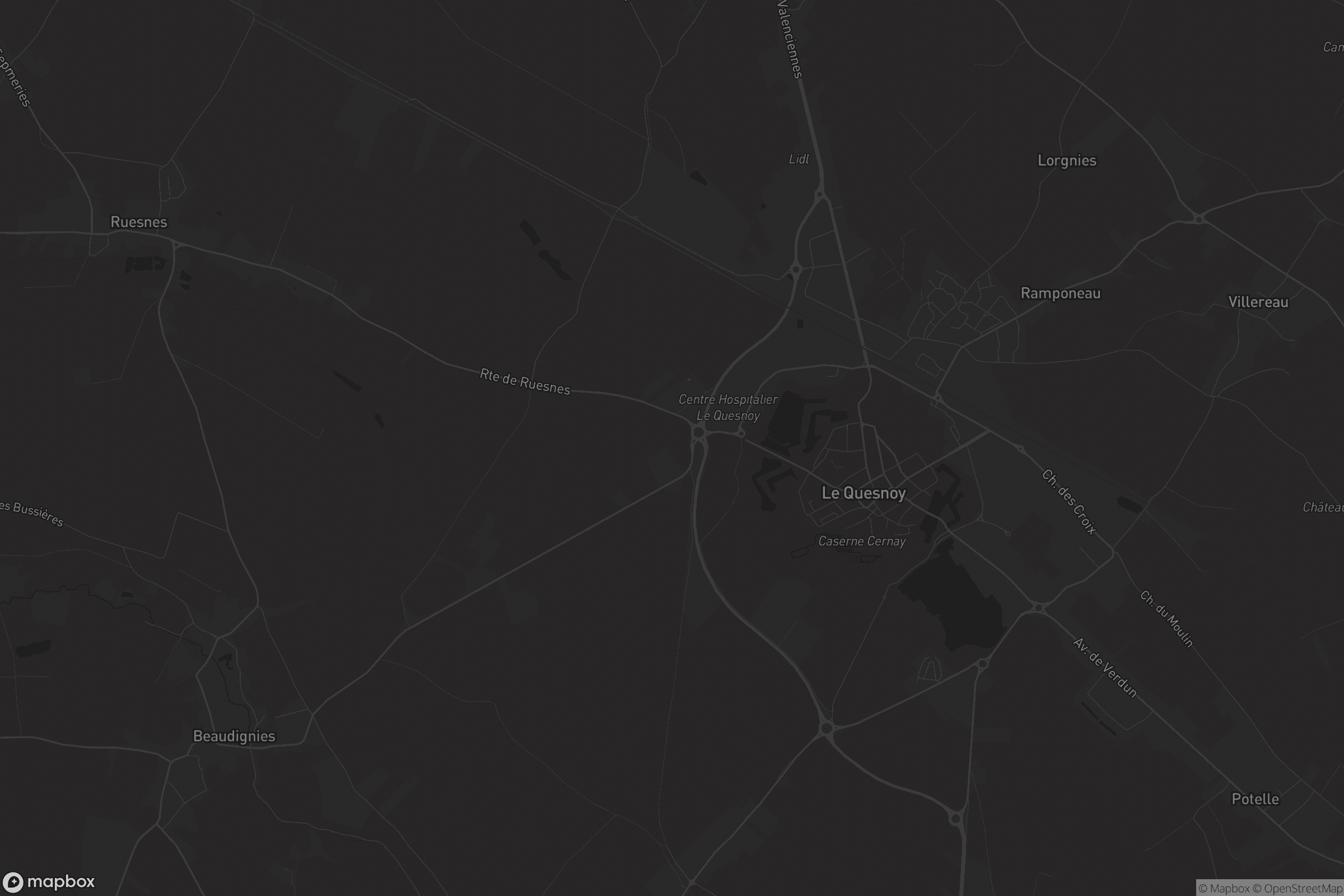 Carte de Le Quesnoy