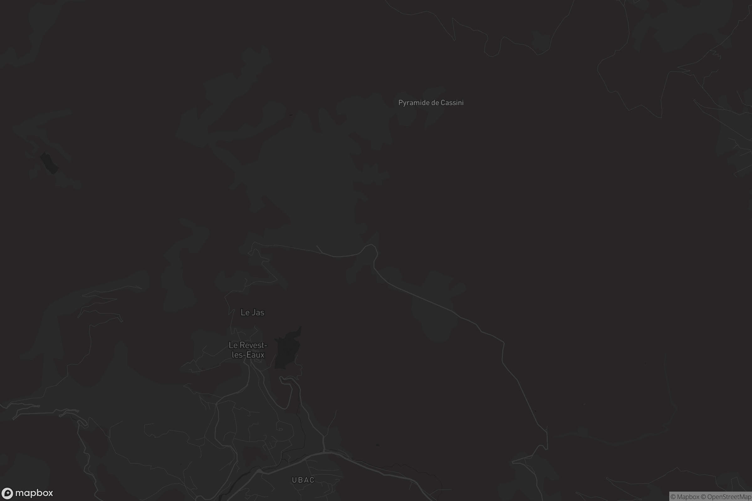 Carte de Le Revest-les-Eaux