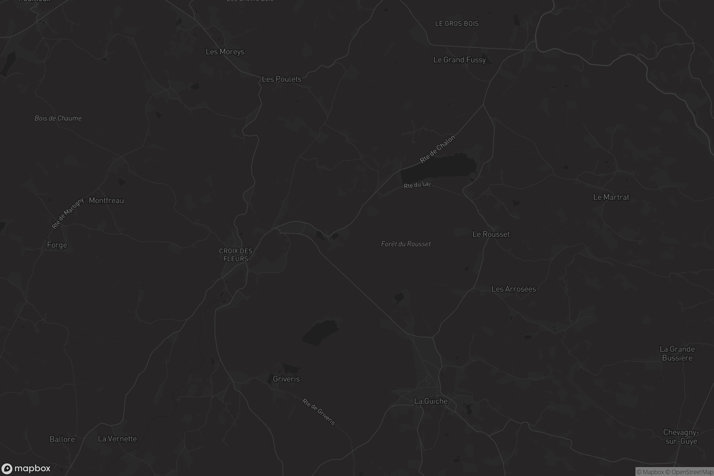 Carte de Le Rousset-Marizy