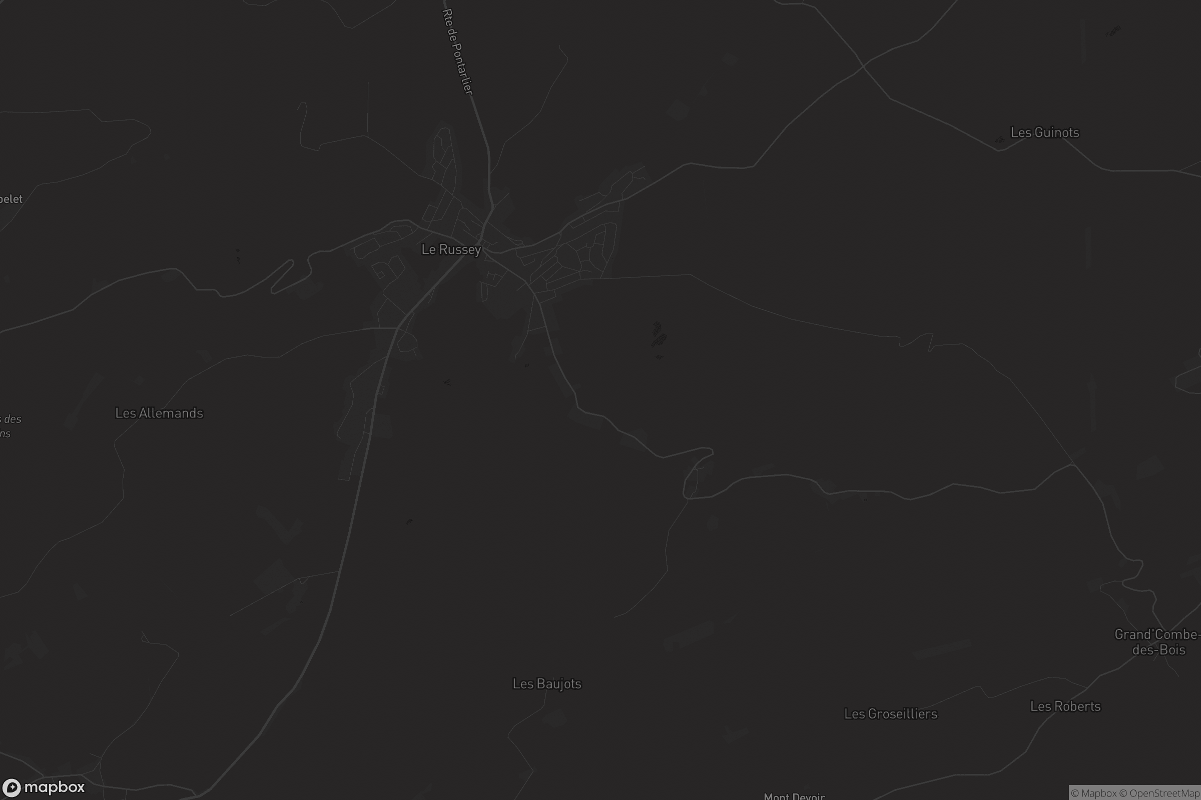 Carte de Le Russey