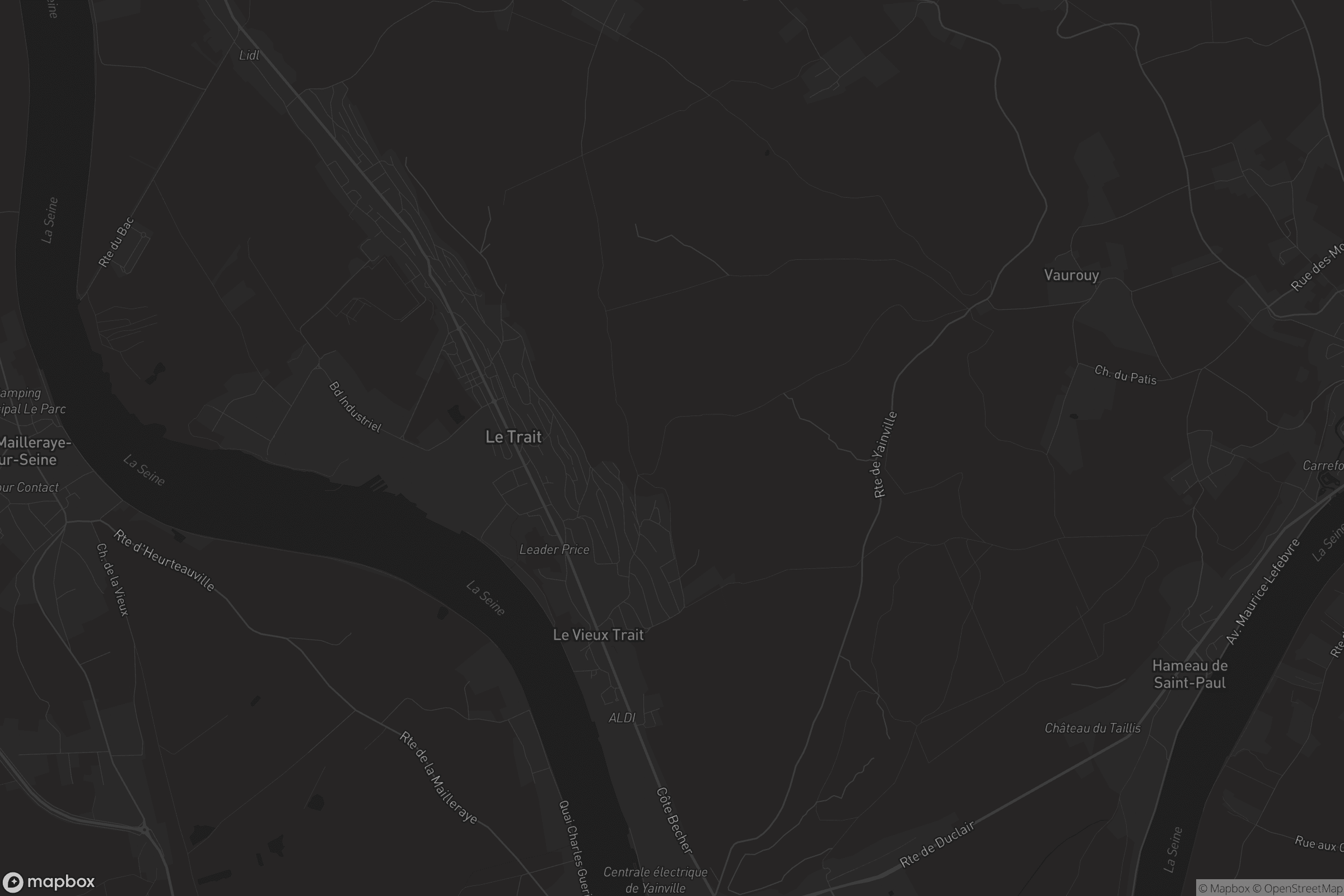 Carte de Le Trait
