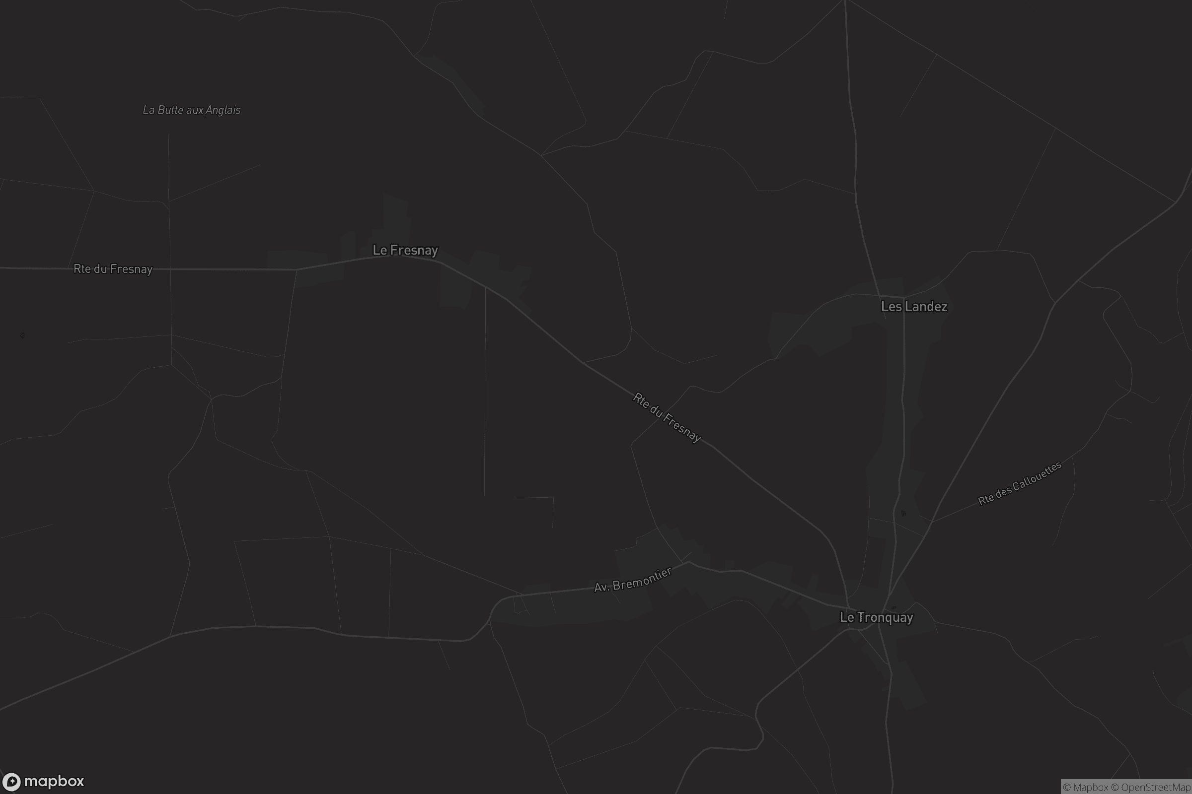 Carte de Le Tronquay