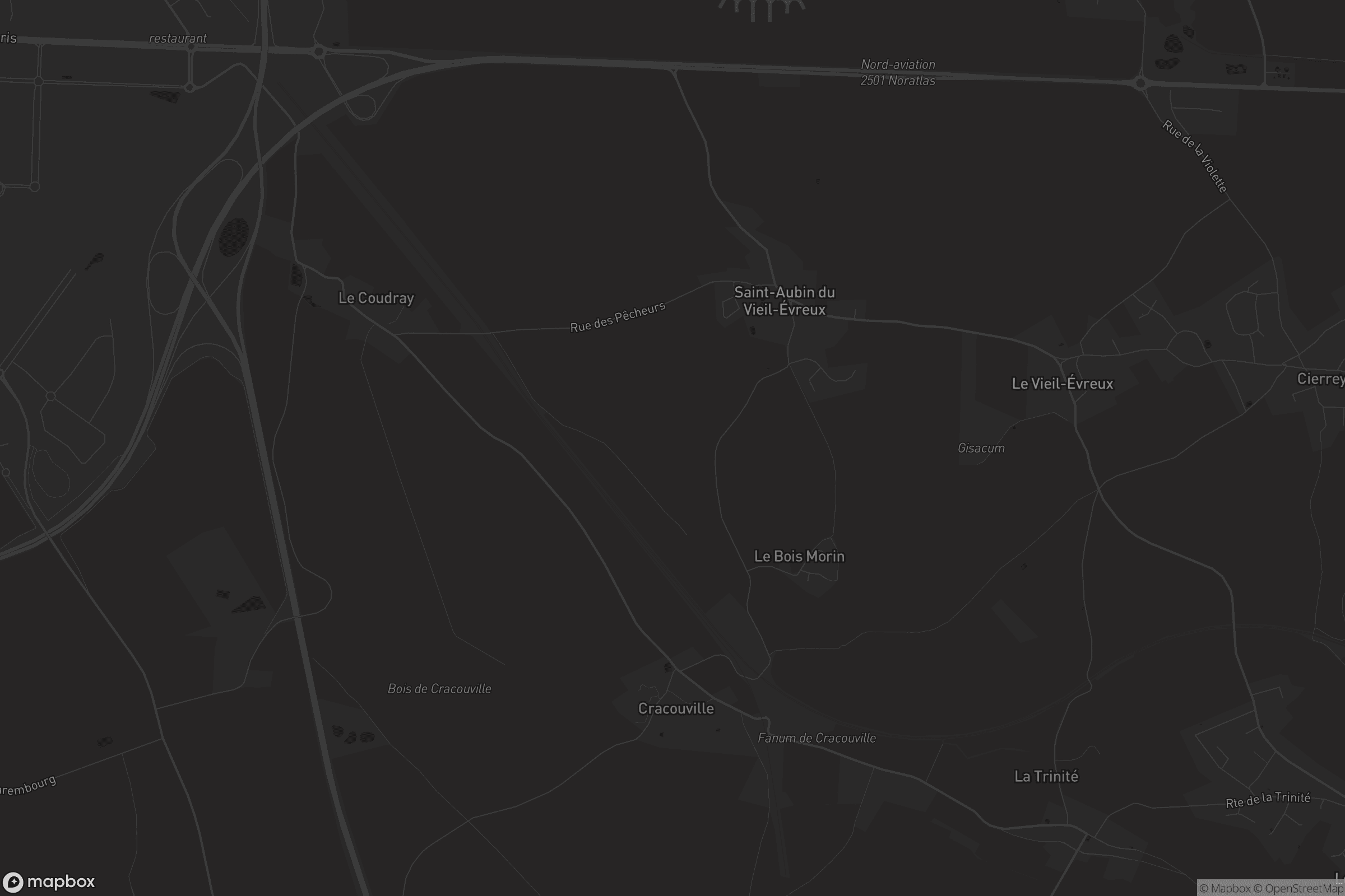 Carte de Le Vieil-Évreux