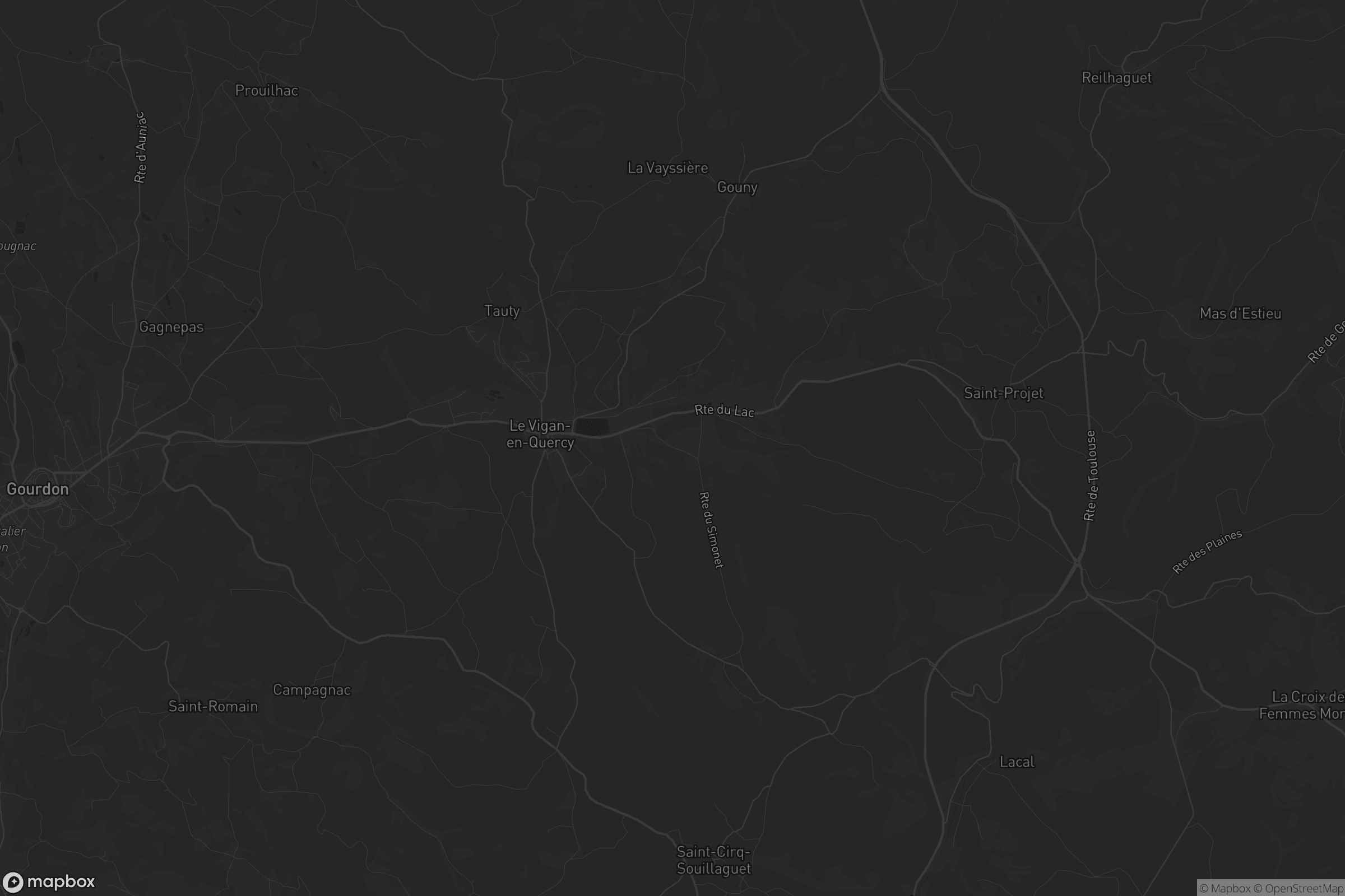 Carte de Le Vigan-en-Quercy