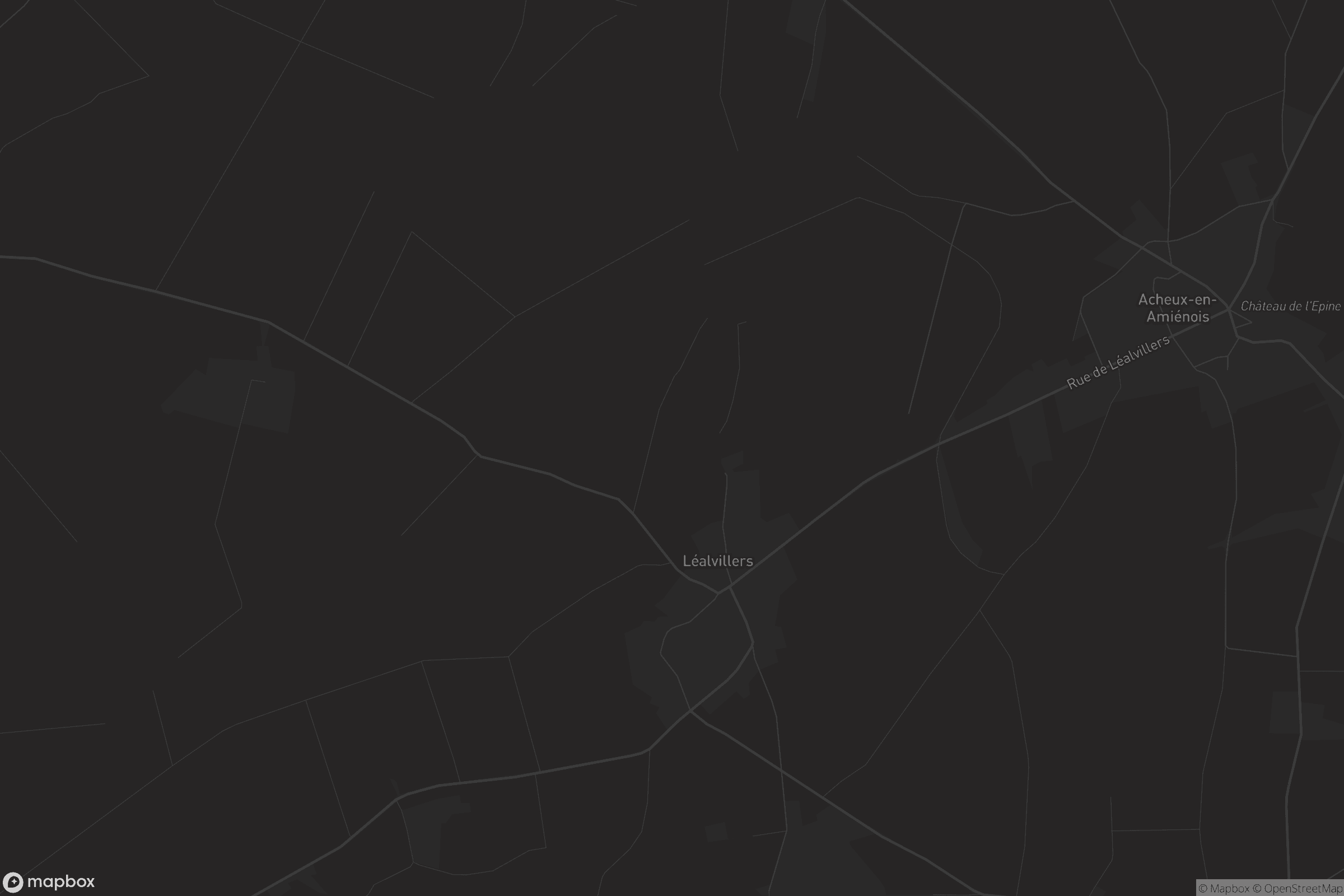 Carte de Léalvillers