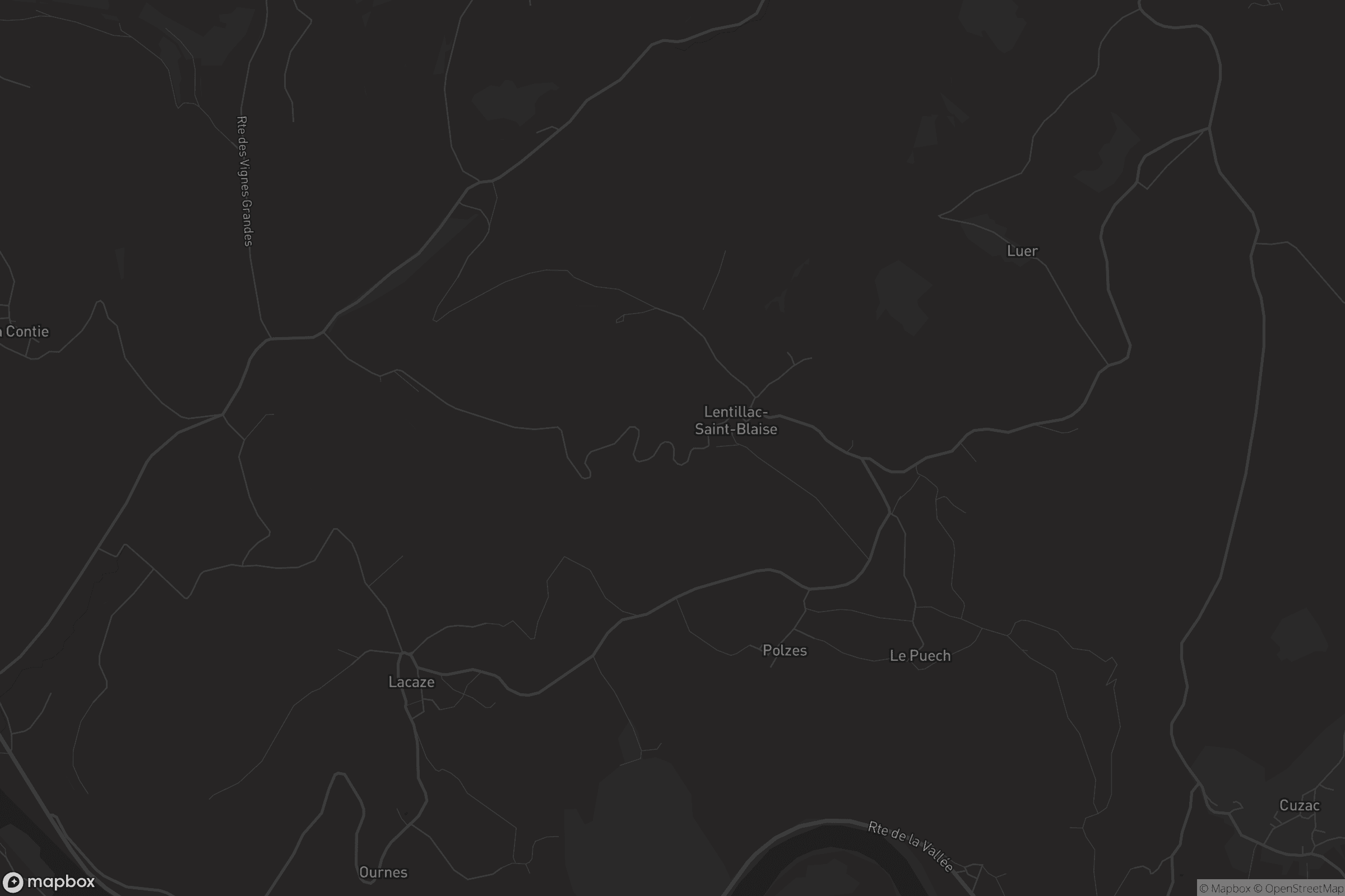 Carte de Lentillac-Saint-Blaise