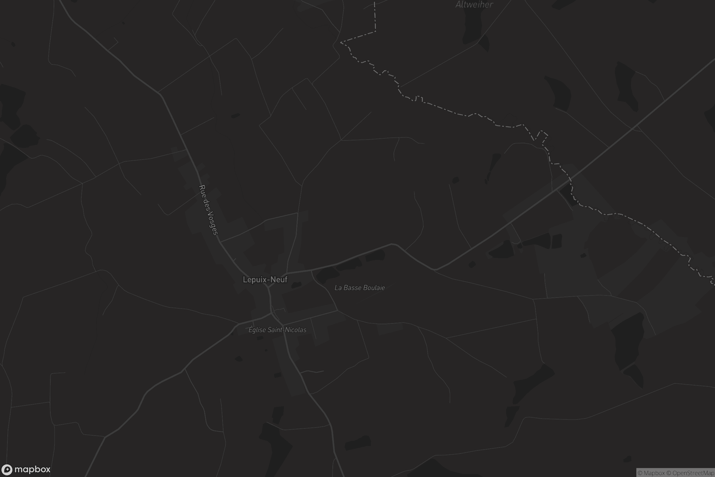 Carte de Lepuix-Neuf