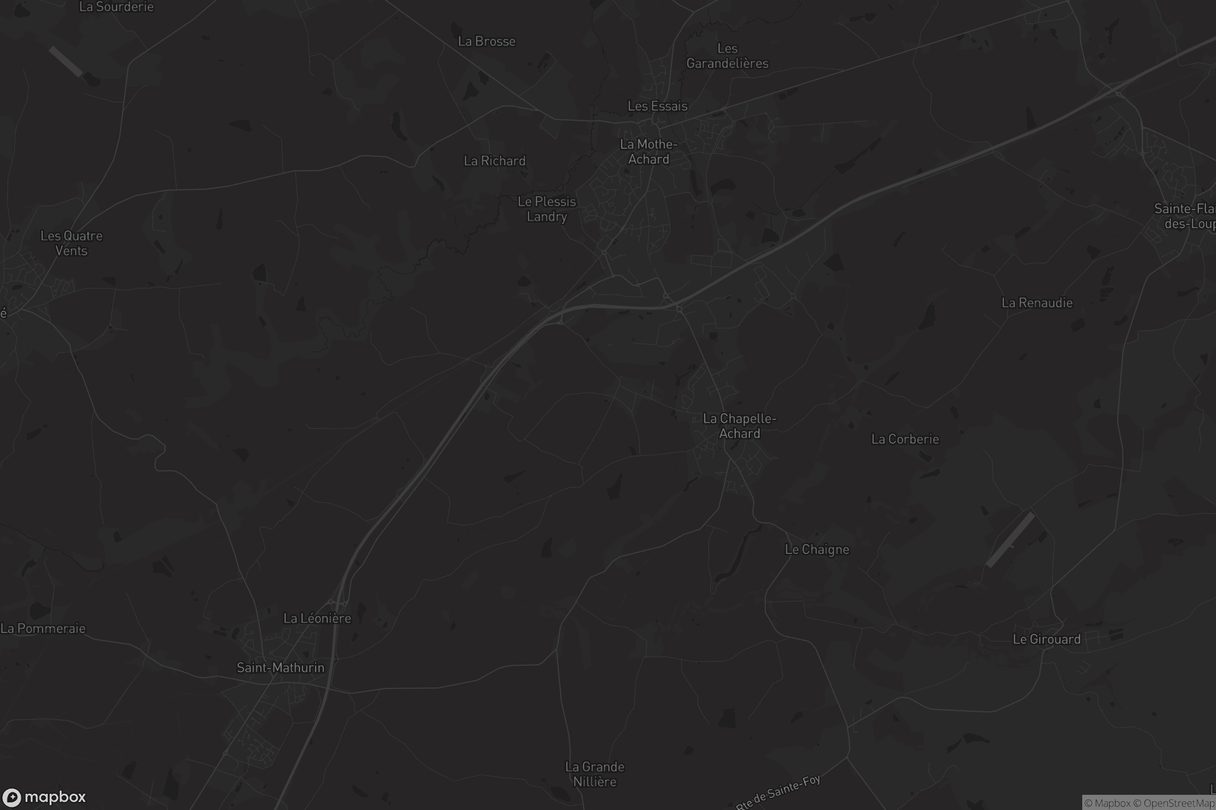 Carte de Les Achards