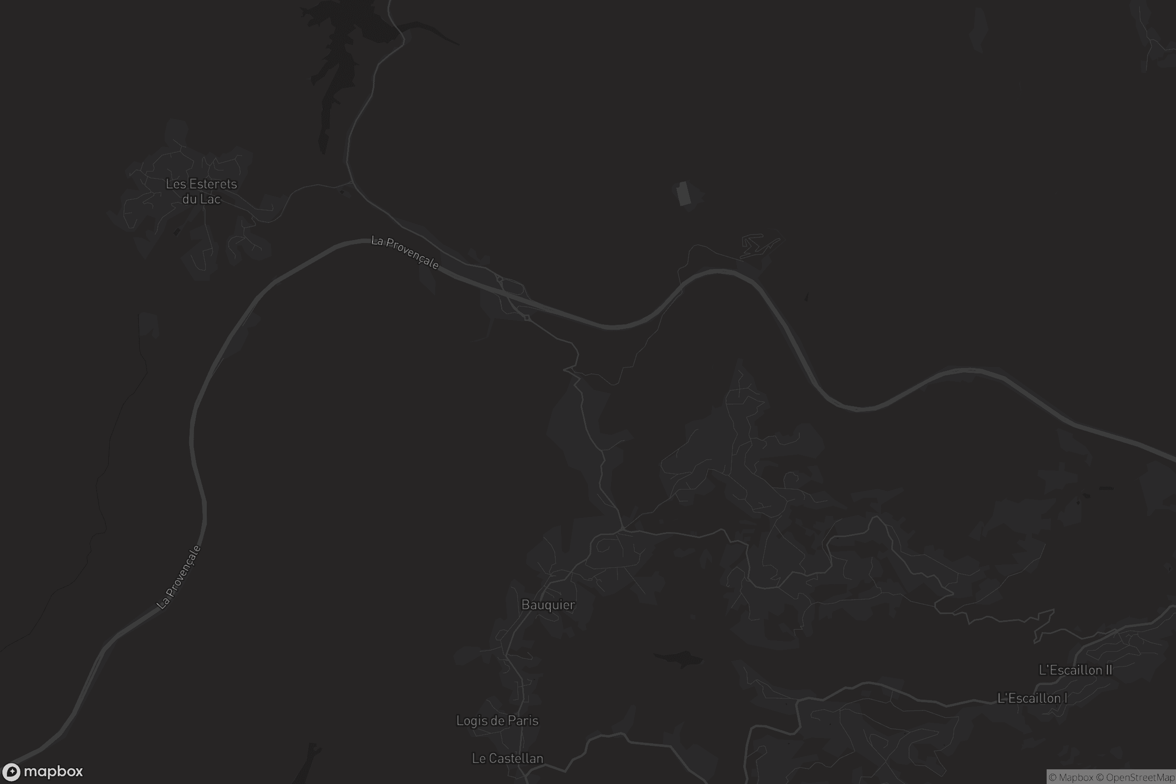 Carte de Les Adrets-de-l'Estérel