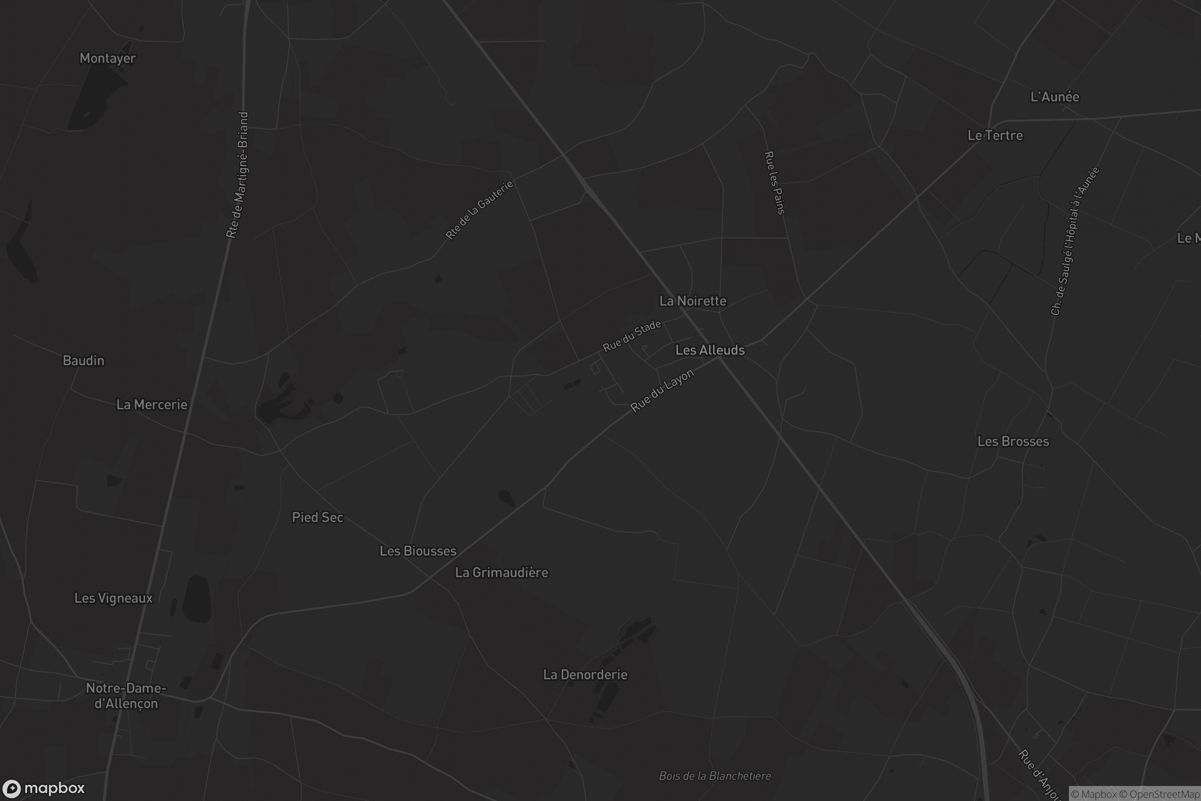 Carte de Les Alleuds