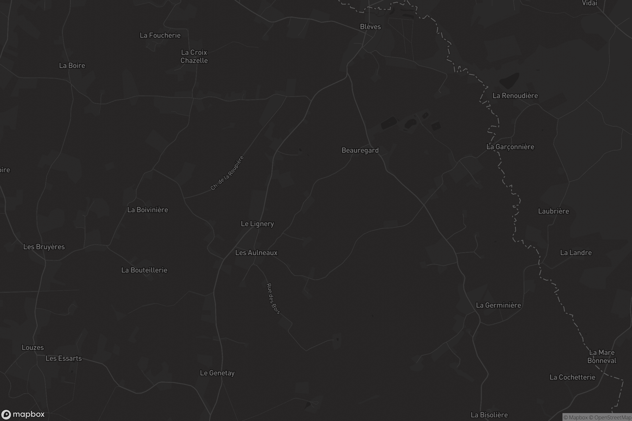 Carte de Les Aulneaux