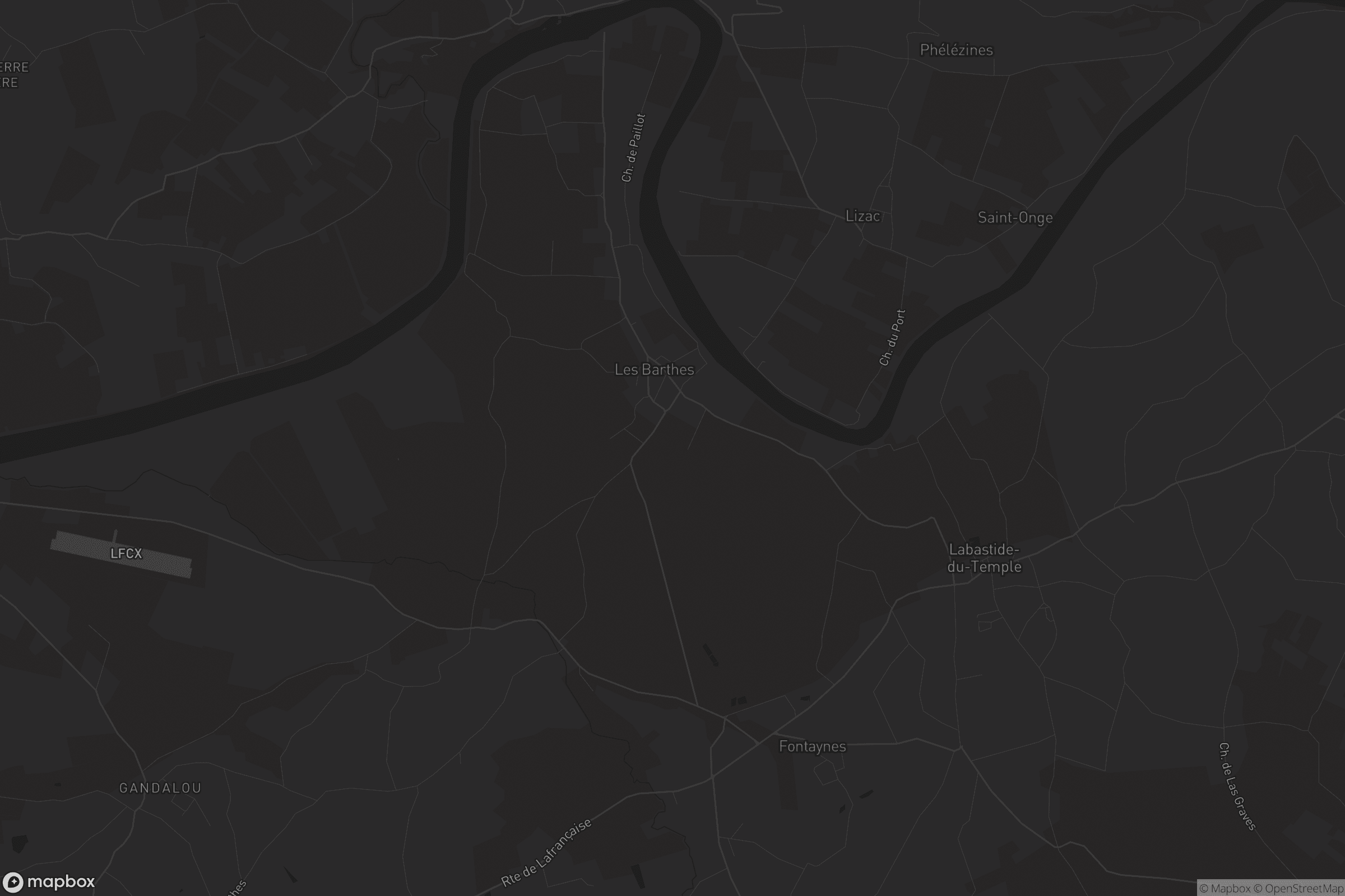 Carte de Les Barthes