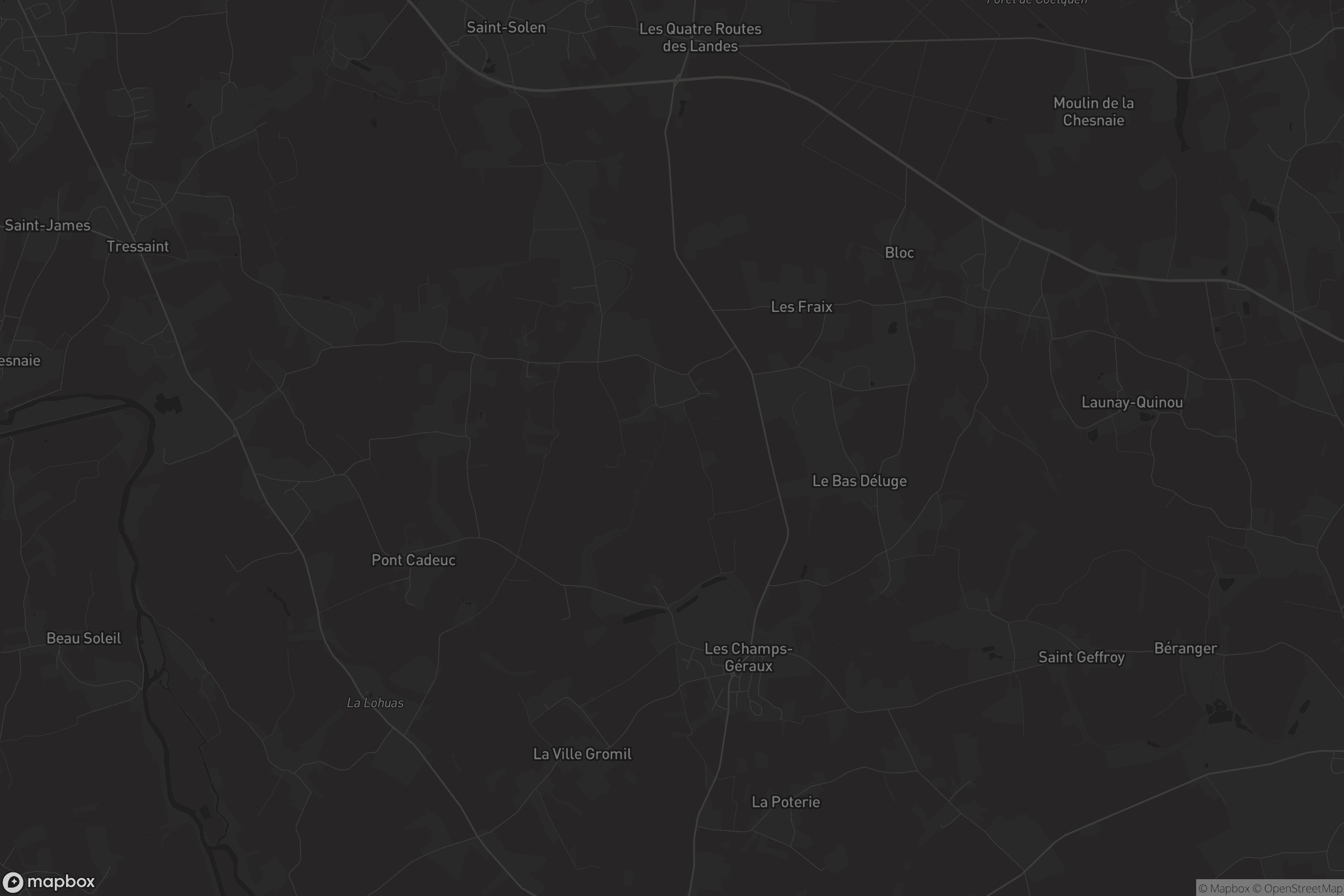 Carte de Les Champs-Géraux