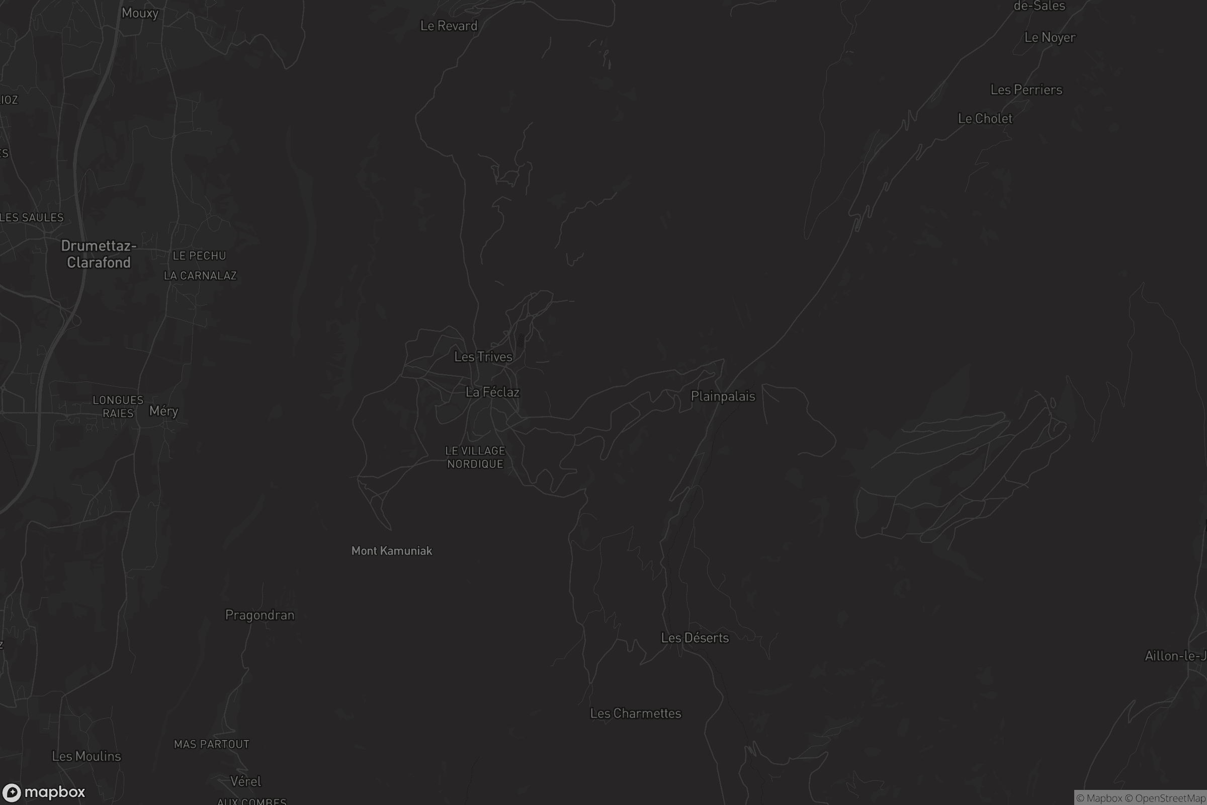 Carte de Les Déserts