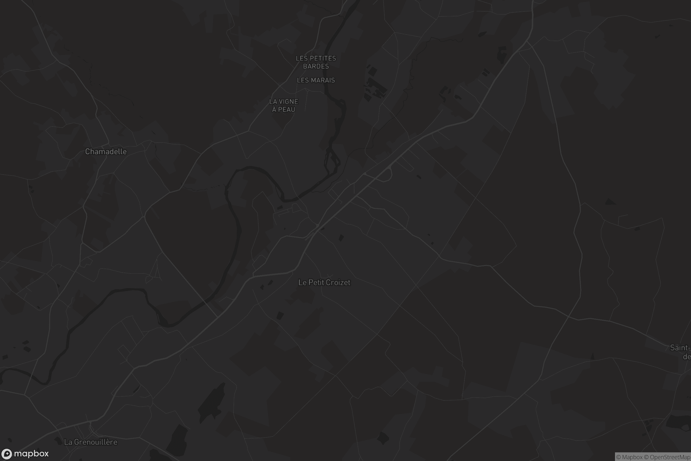 Carte de Les Églisottes-et-Chalaures