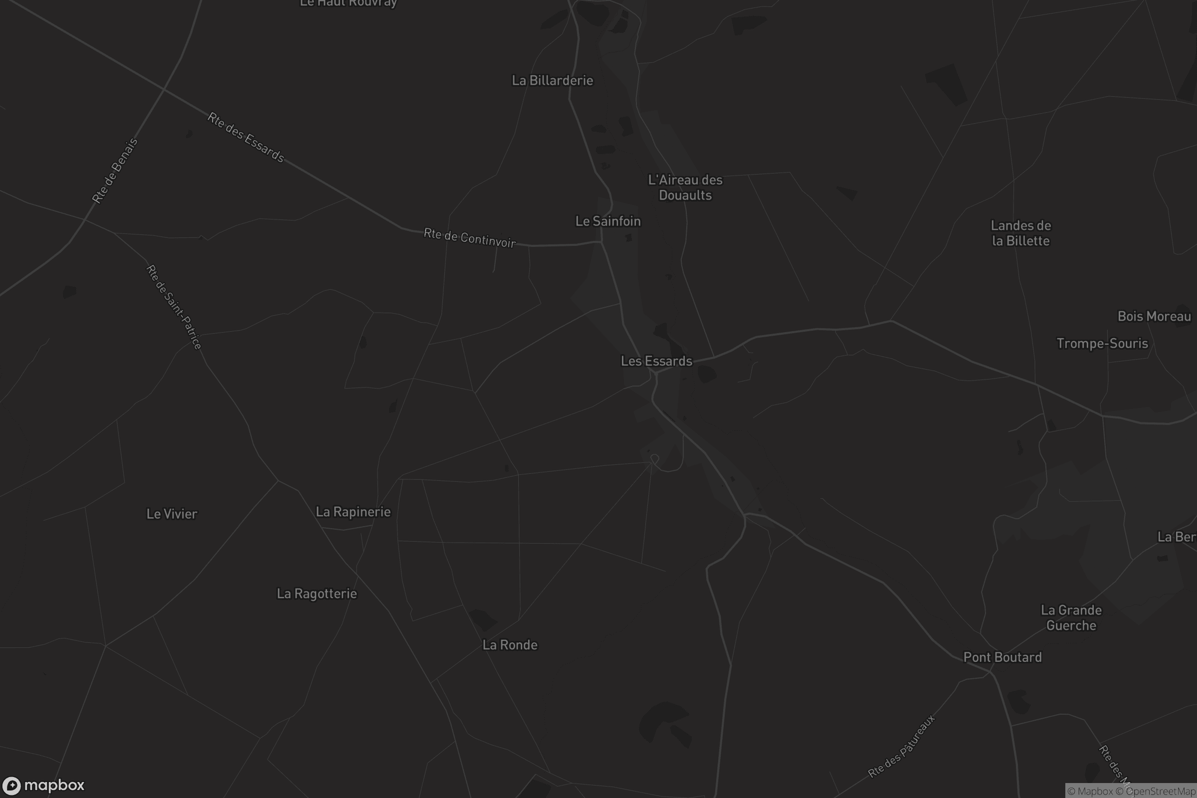 Carte de Les Essards