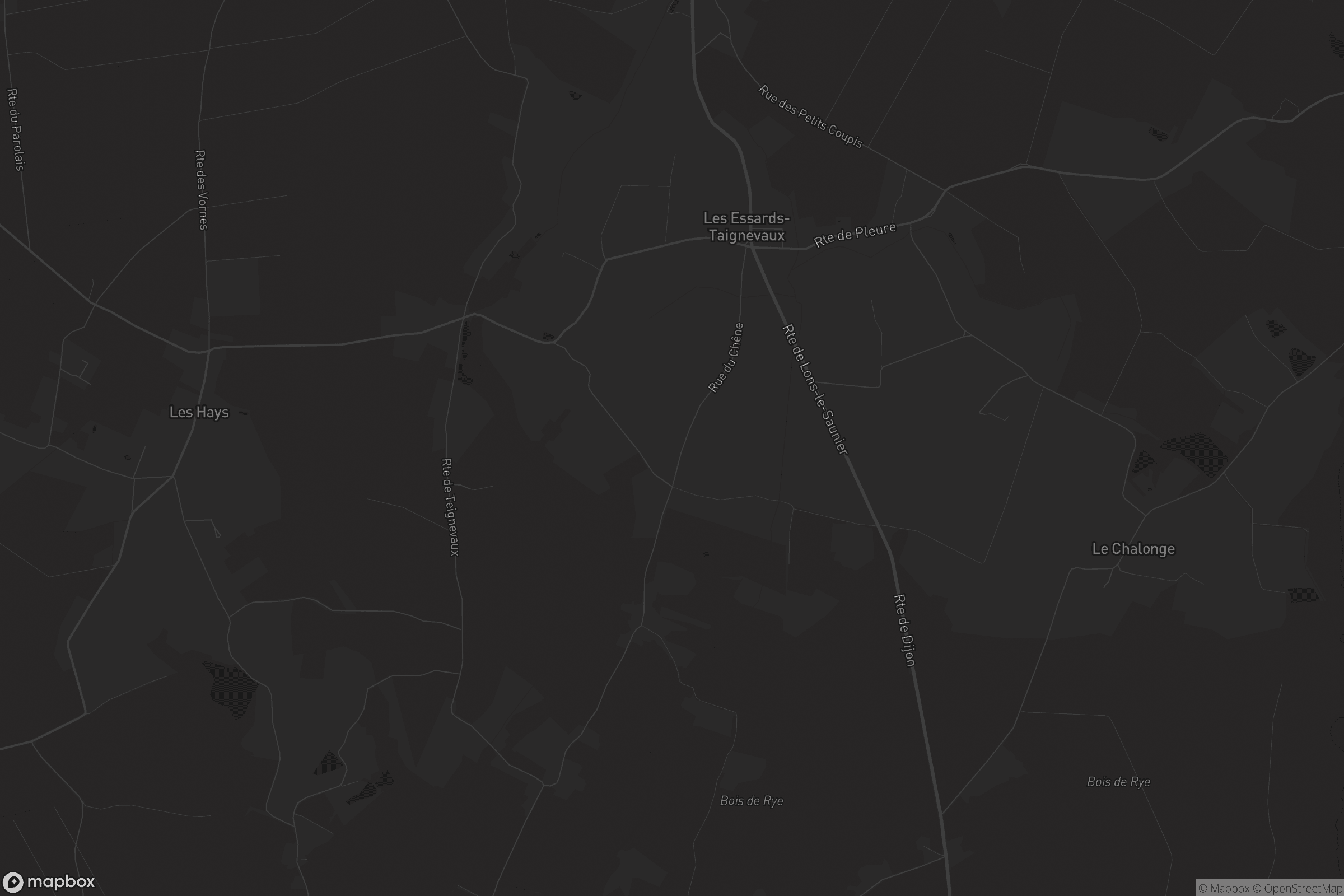 Carte de Les Essards-Taignevaux