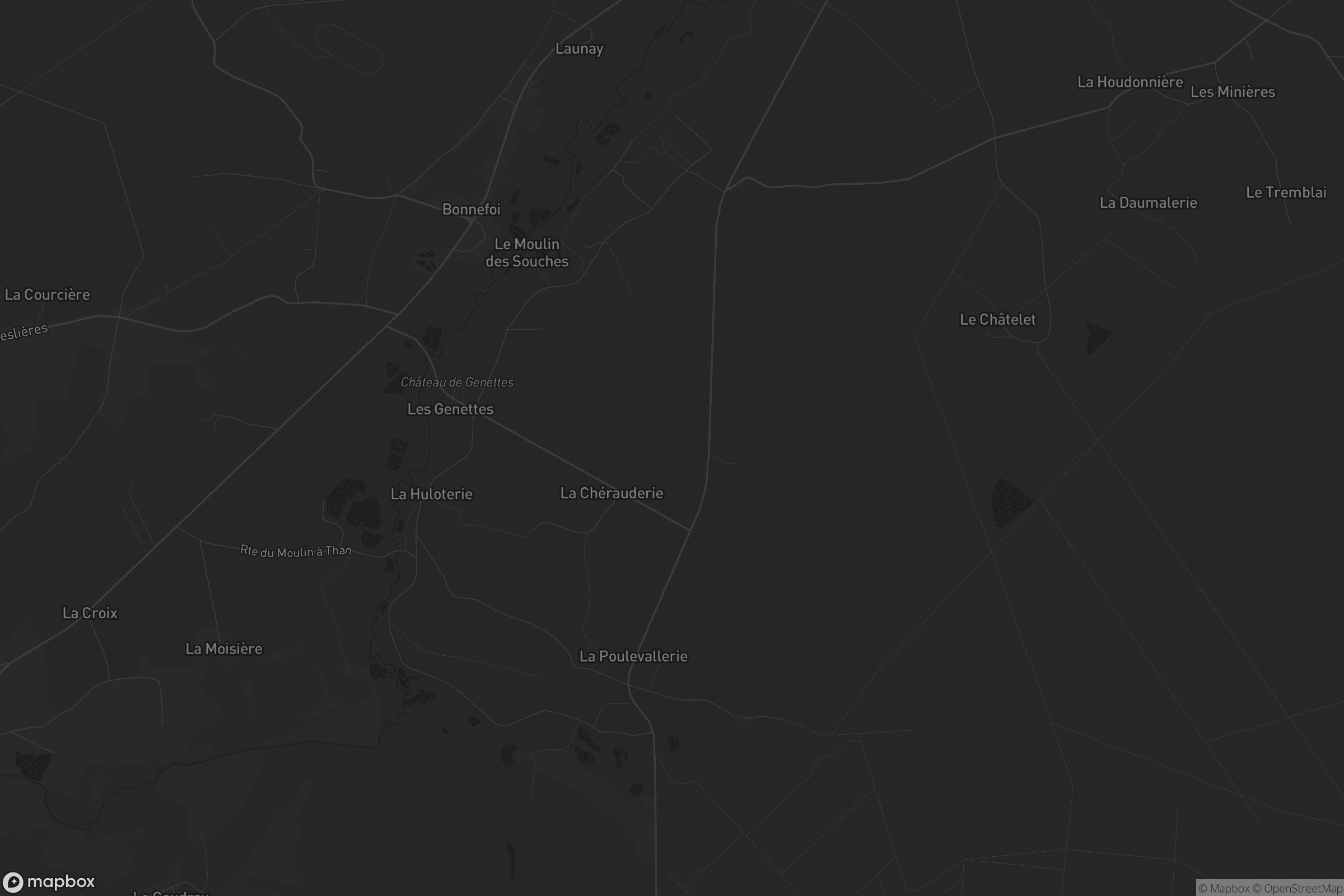 Carte de Les Genettes