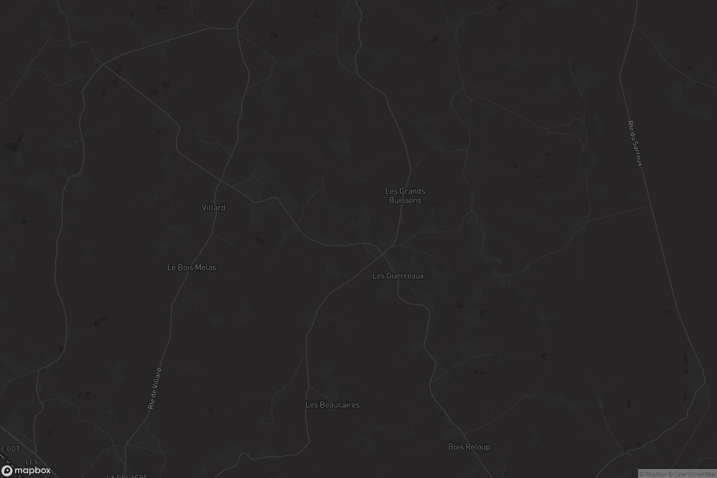 Carte de Les Guerreaux