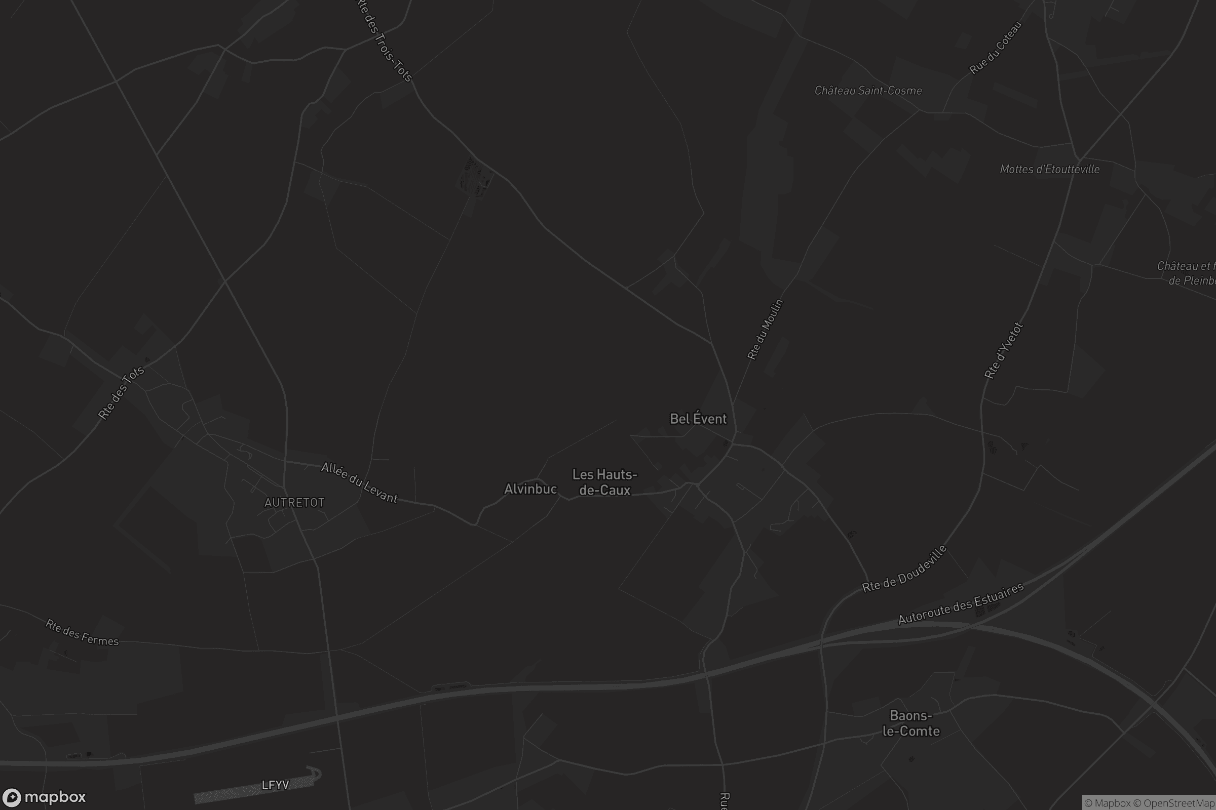 Carte de Les Hauts-de-Caux