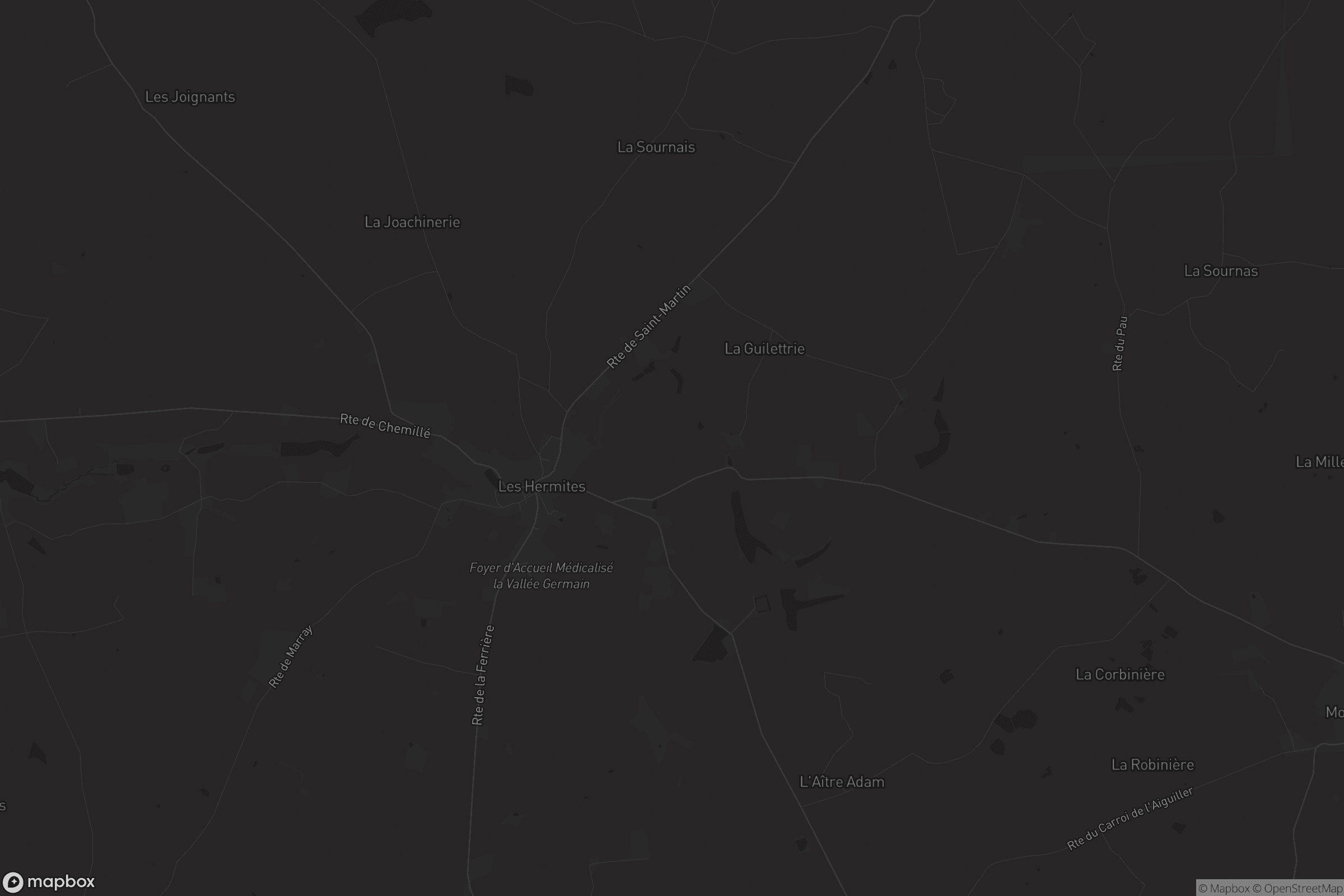 Carte de Les Hermites