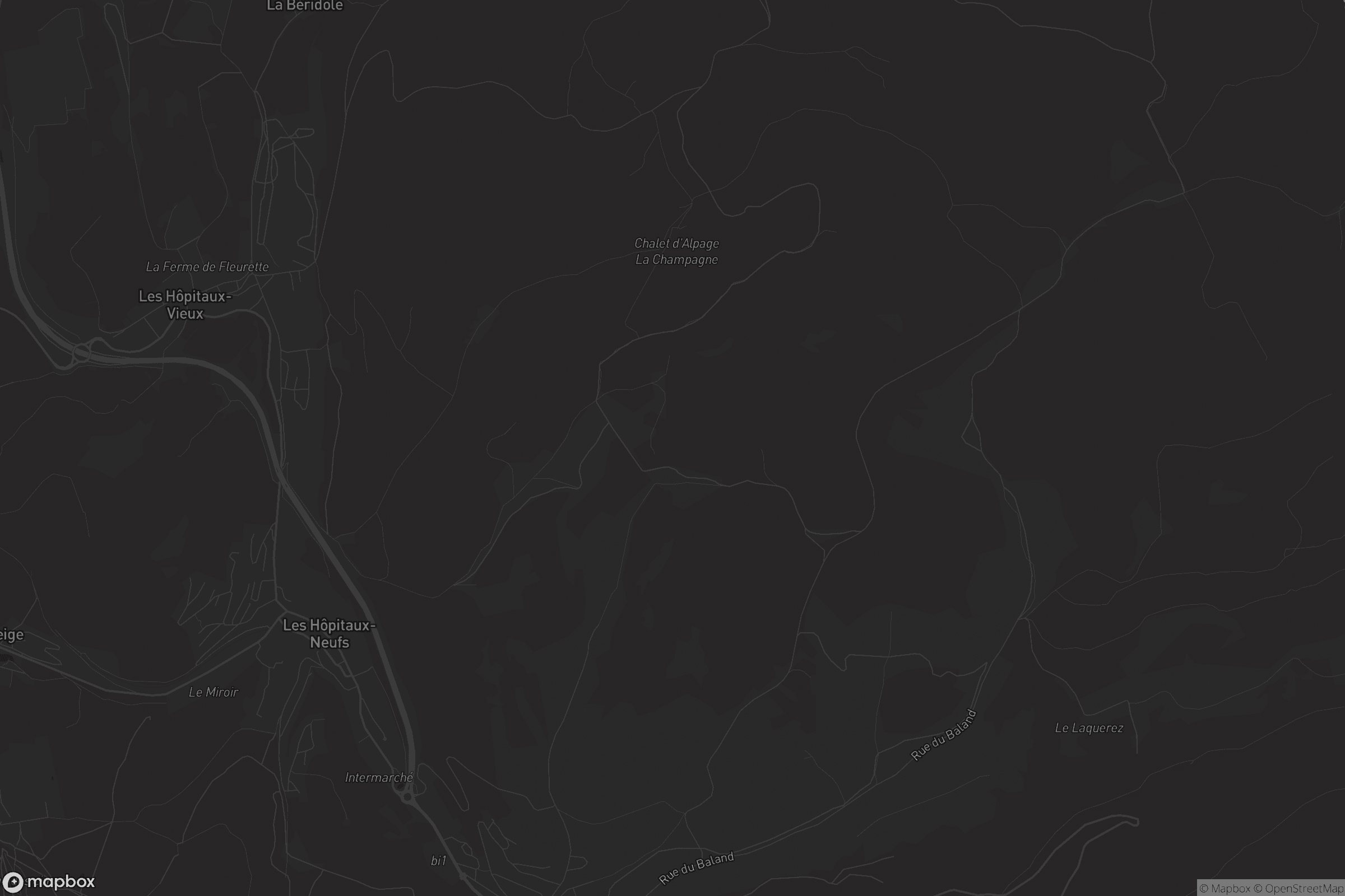 Carte de Les Hôpitaux-Neufs