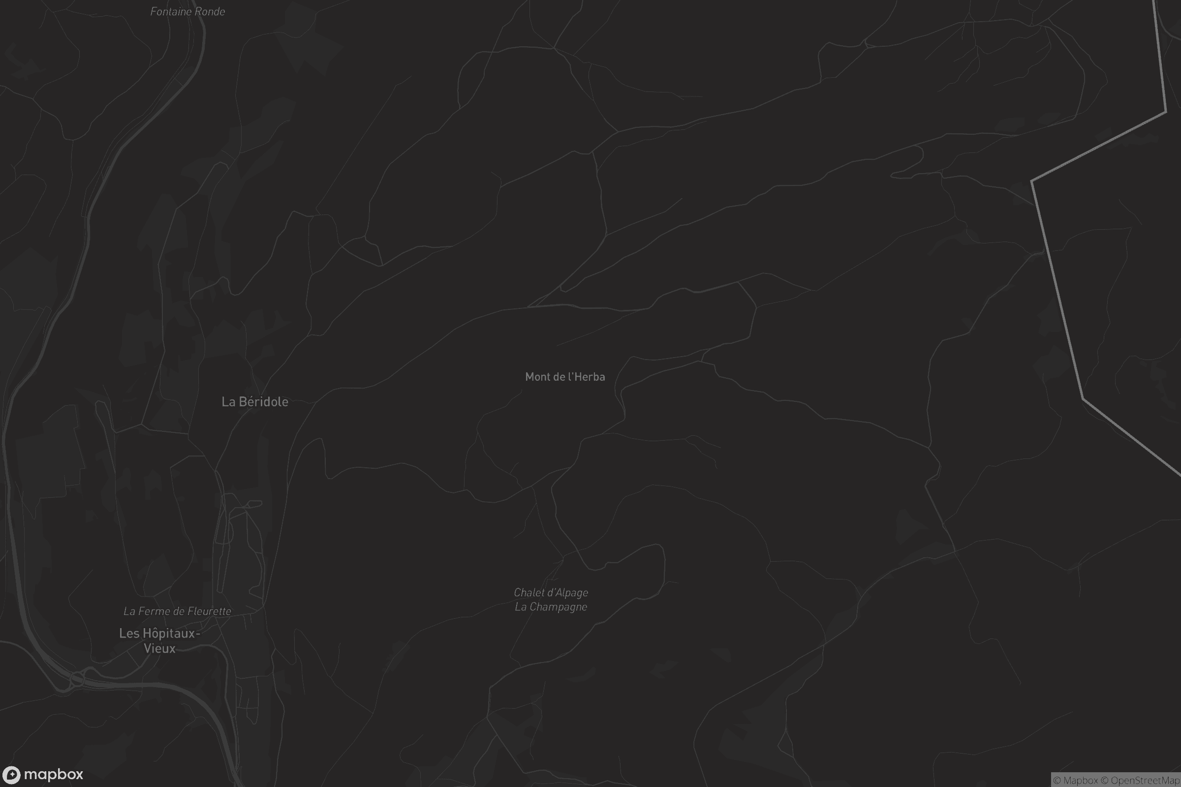 Carte de Les Hôpitaux-Vieux