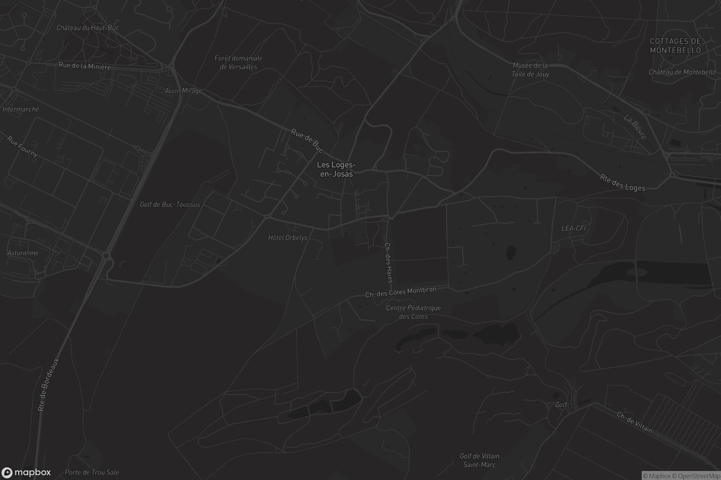 Carte de Les Loges-en-Josas