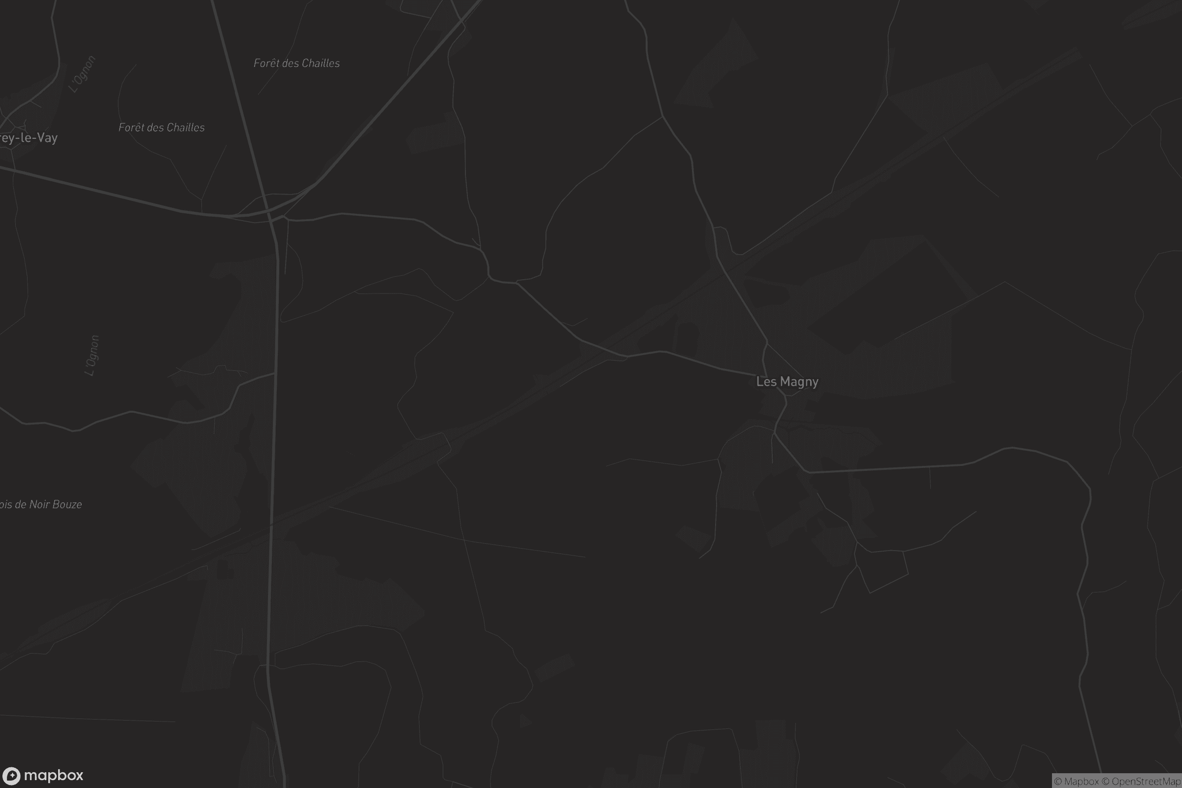 Carte de Les Magny