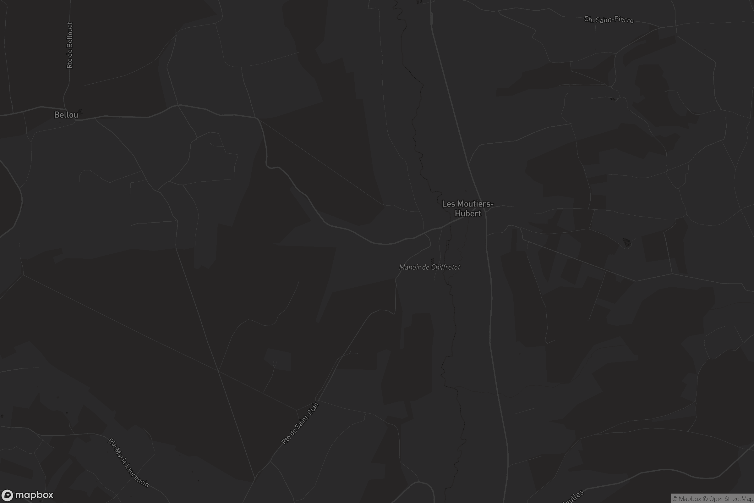 Carte de Les Moutiers-Hubert