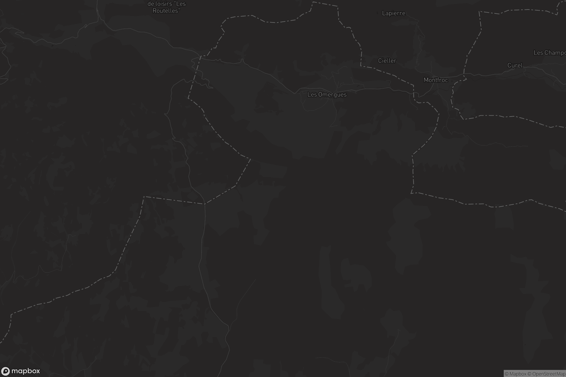 Carte de Les Omergues