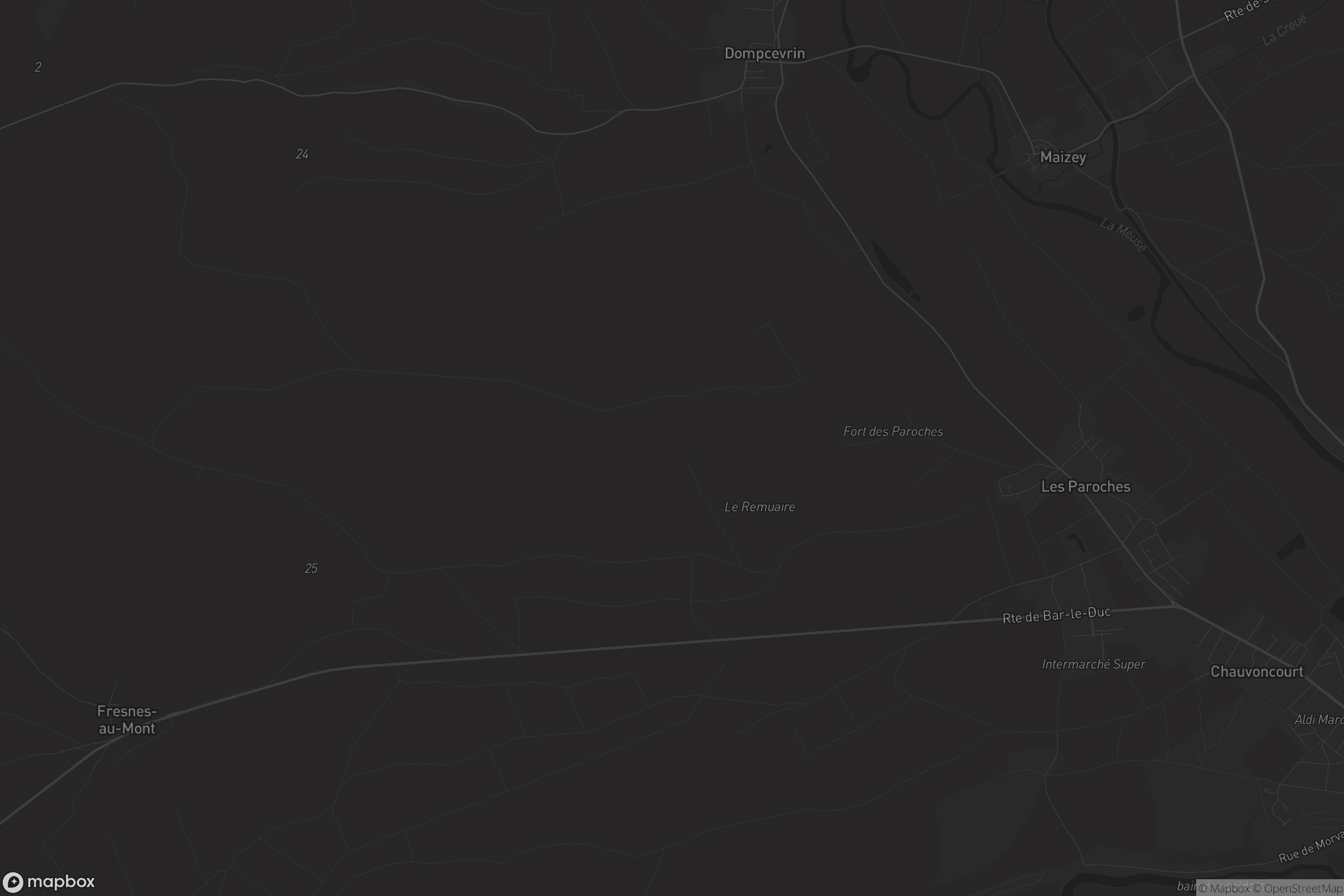 Carte de Les Paroches