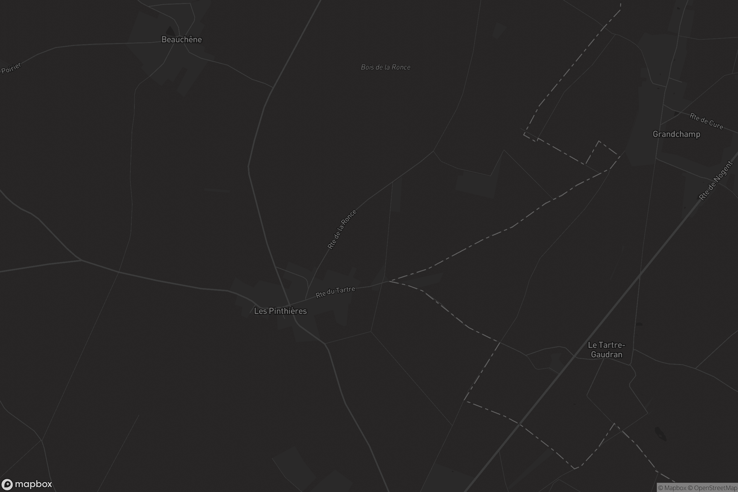 Carte de Les Pinthières