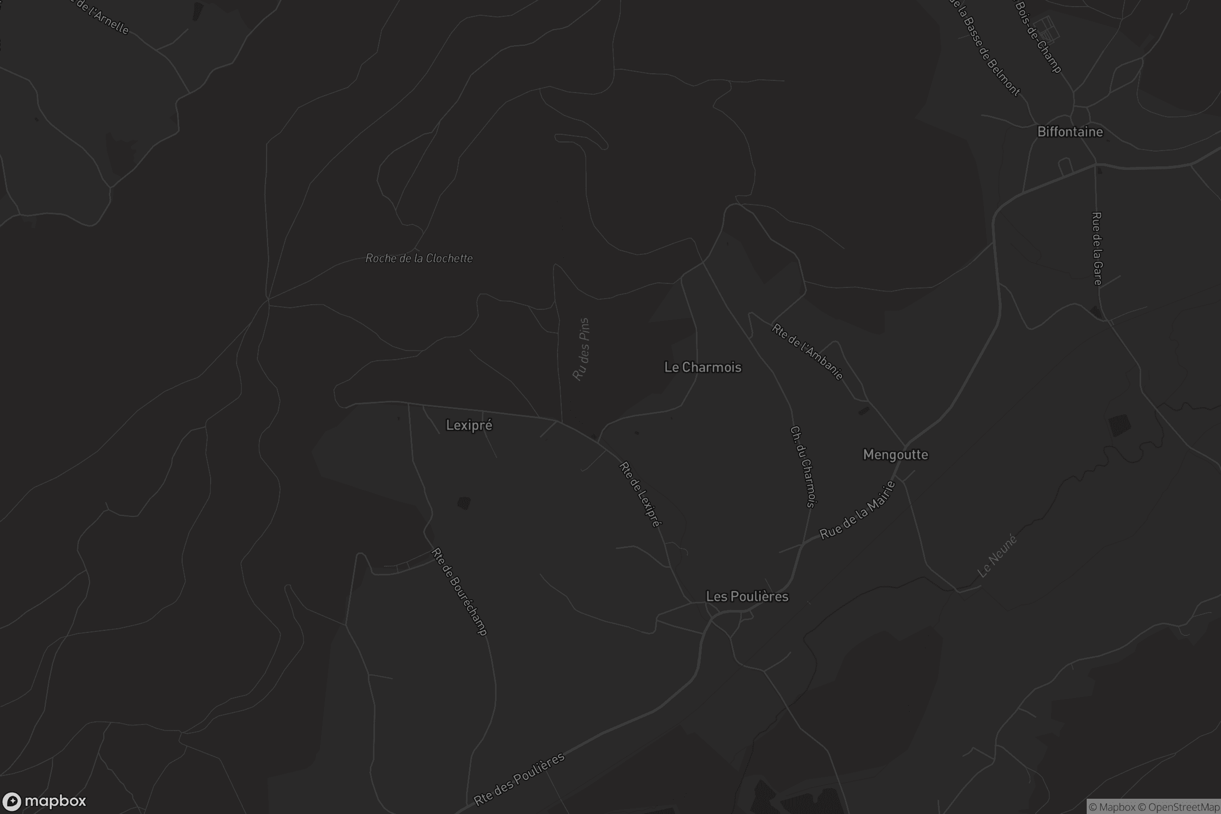 Carte de Les Poulières