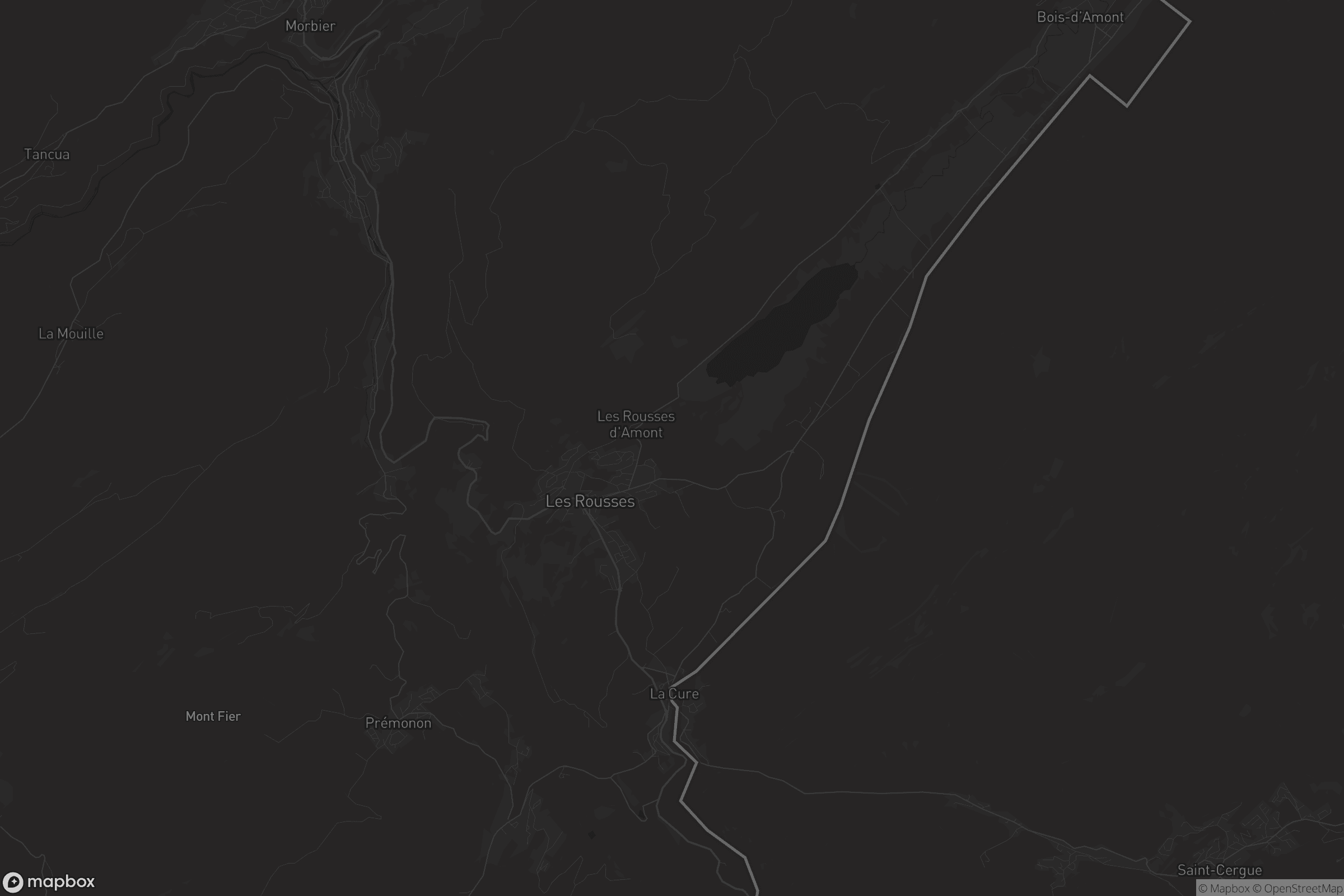 Carte de Les Rousses