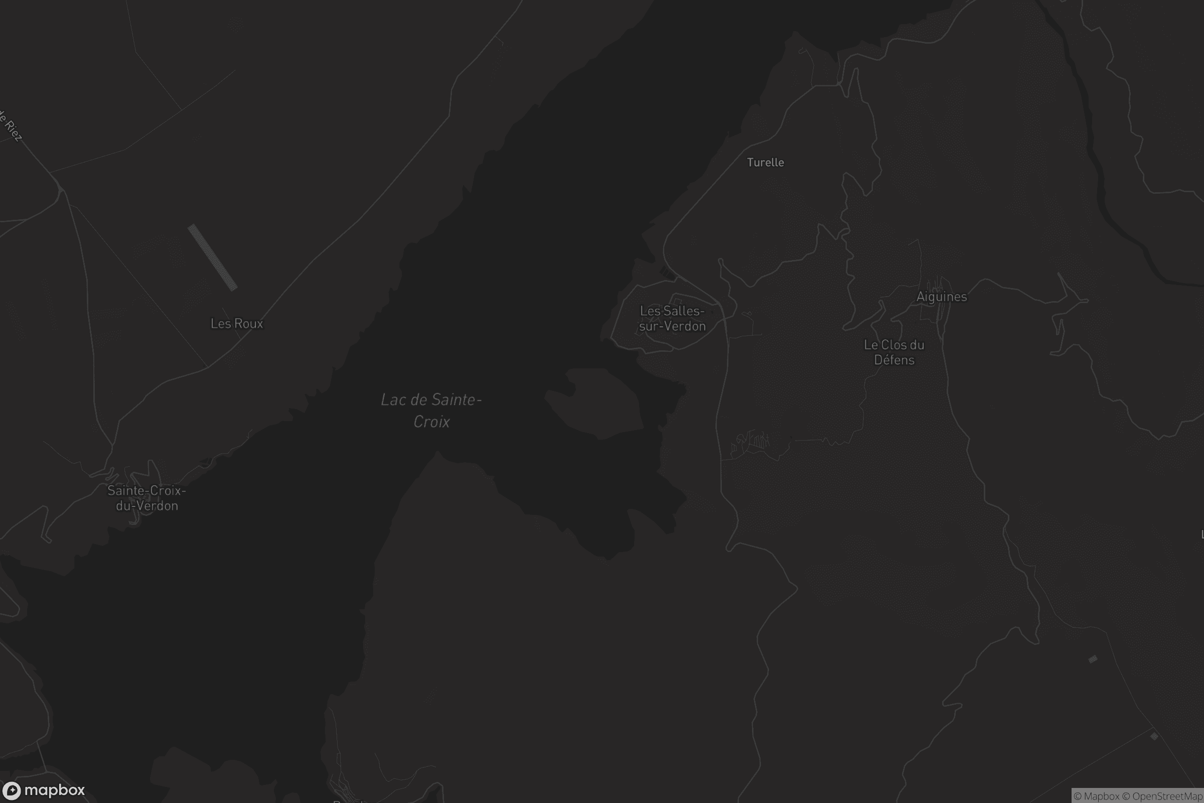 Carte de Les Salles-sur-Verdon