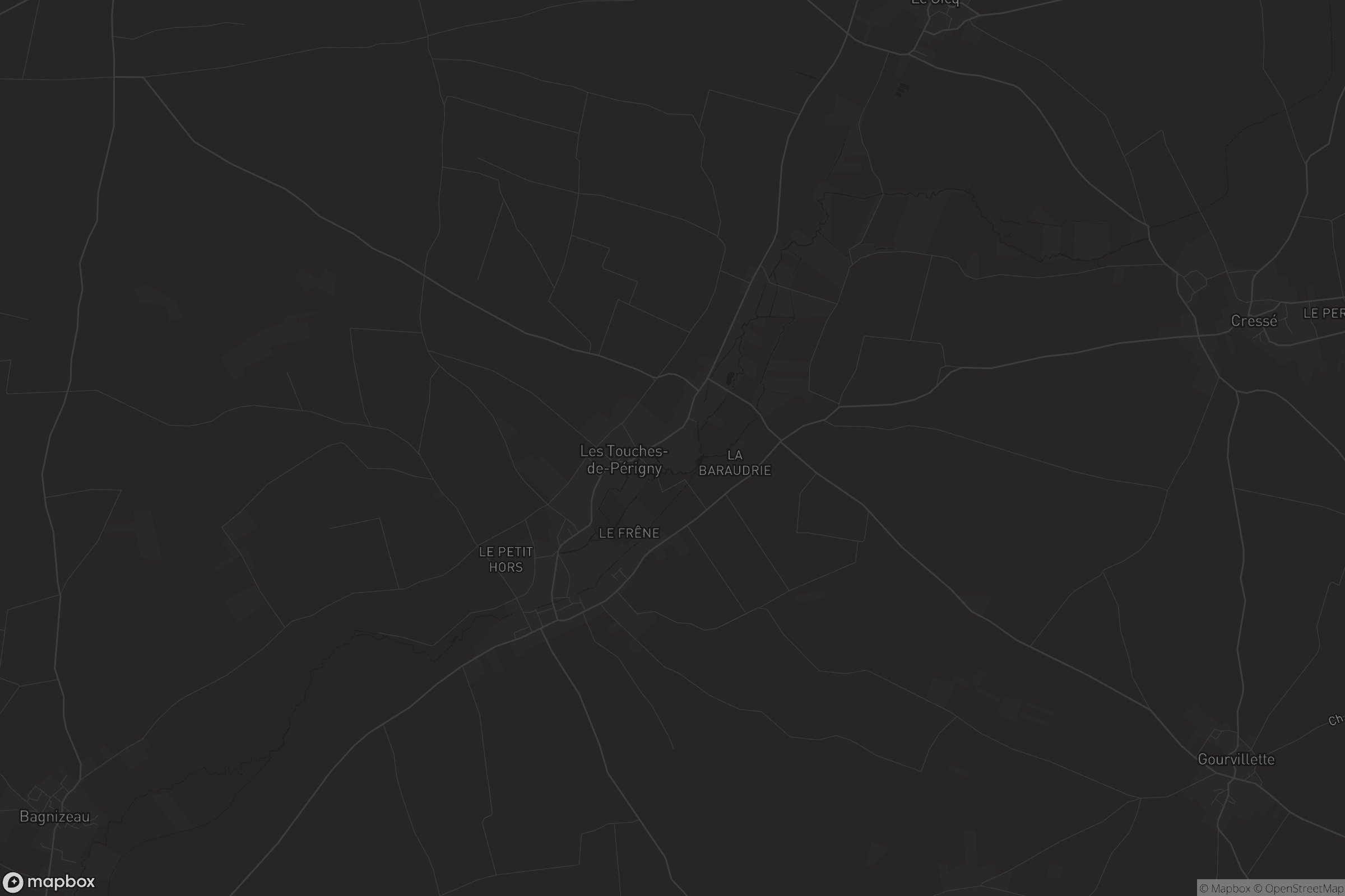 Carte de Les Touches-de-Périgny