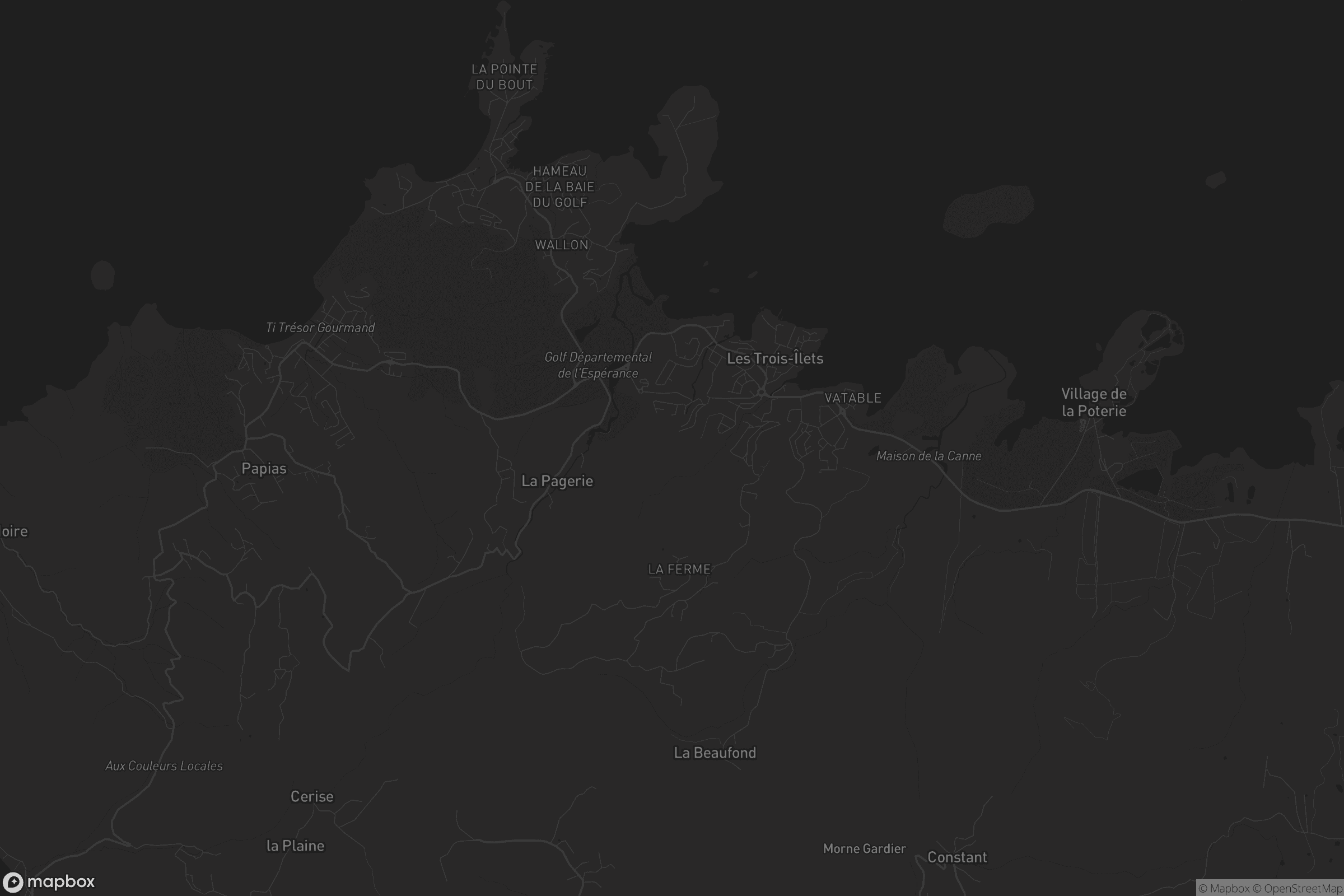 Carte de Les Trois-Îlets
