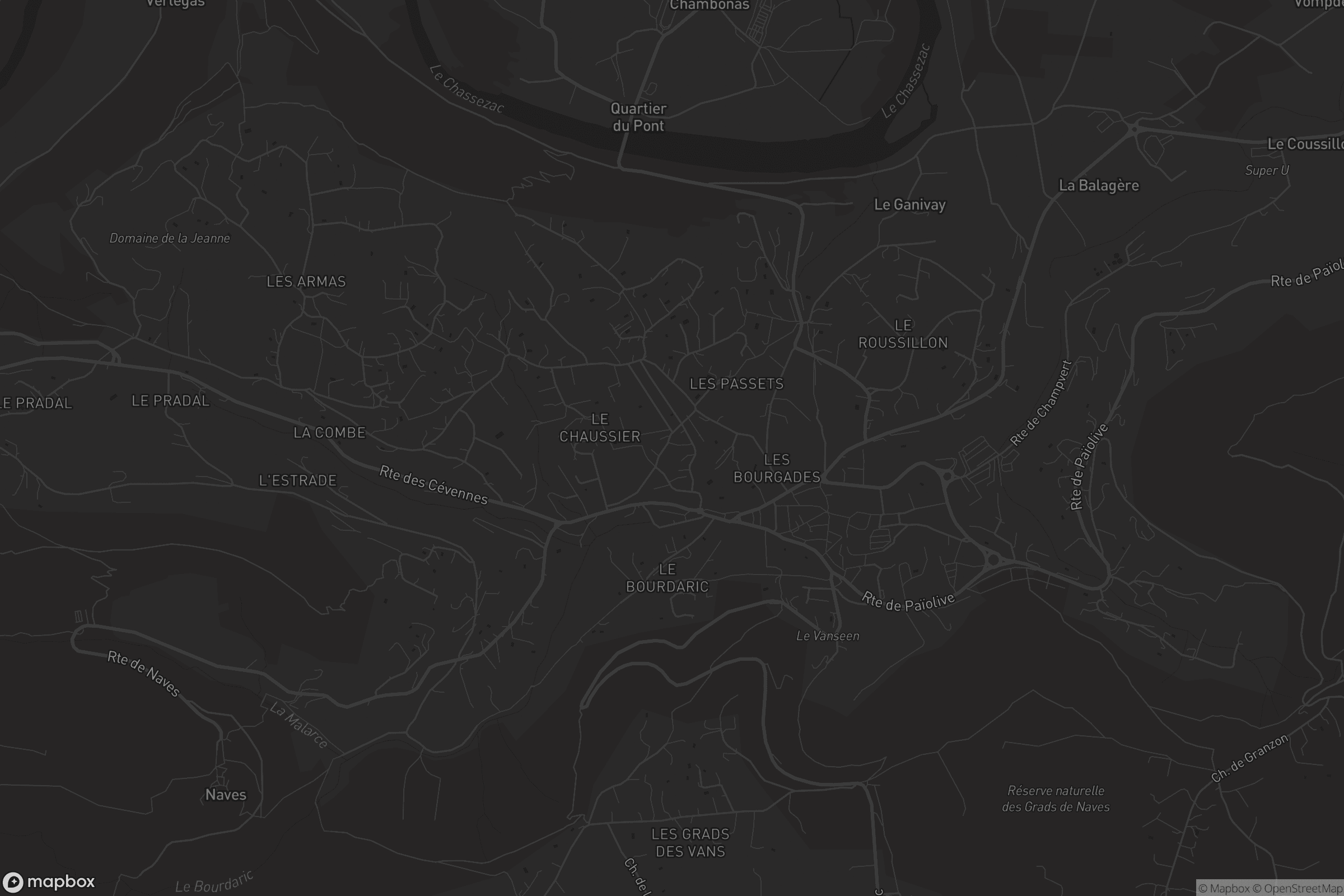 Carte de Les Vans