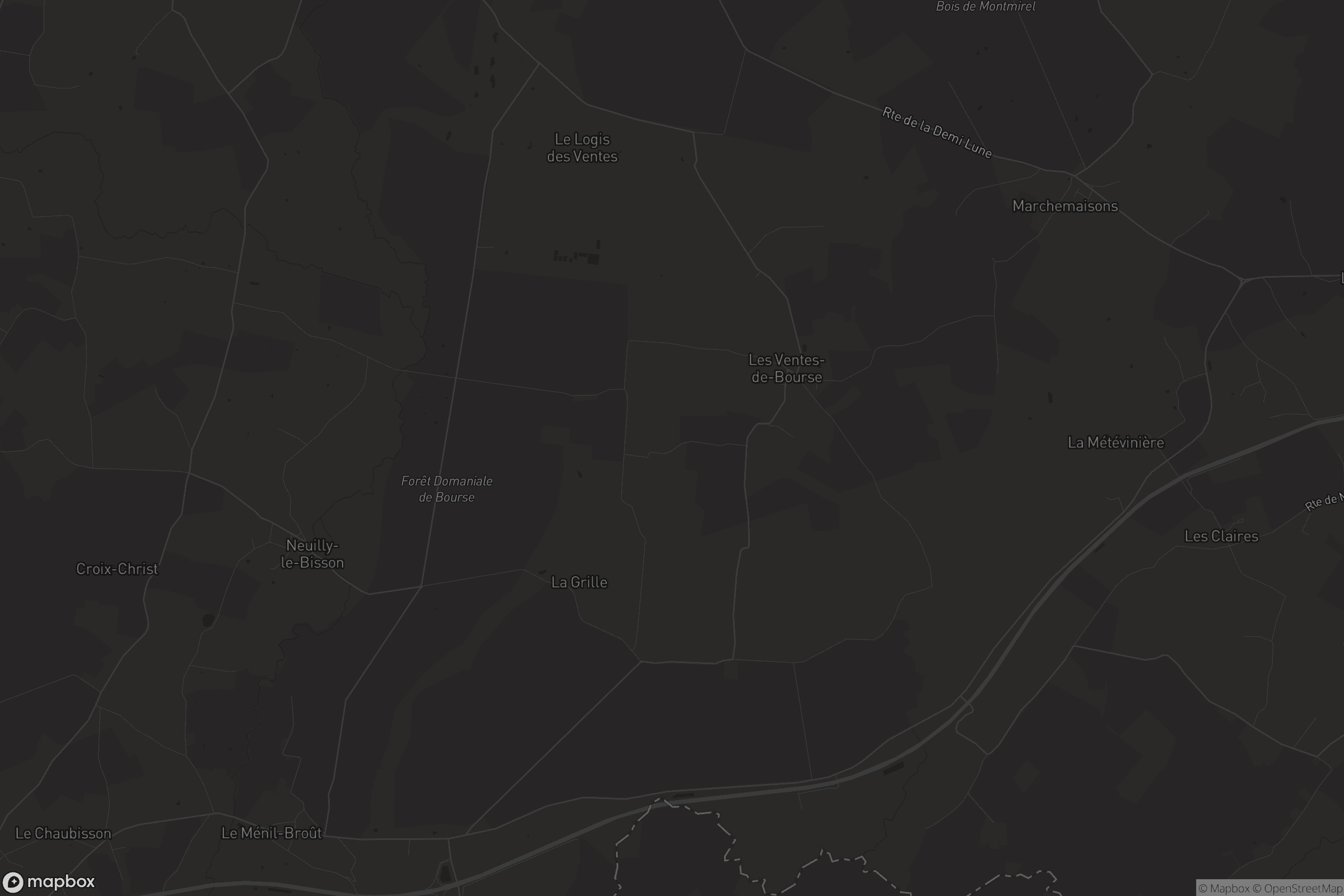 Carte de Les Ventes-de-Bourse