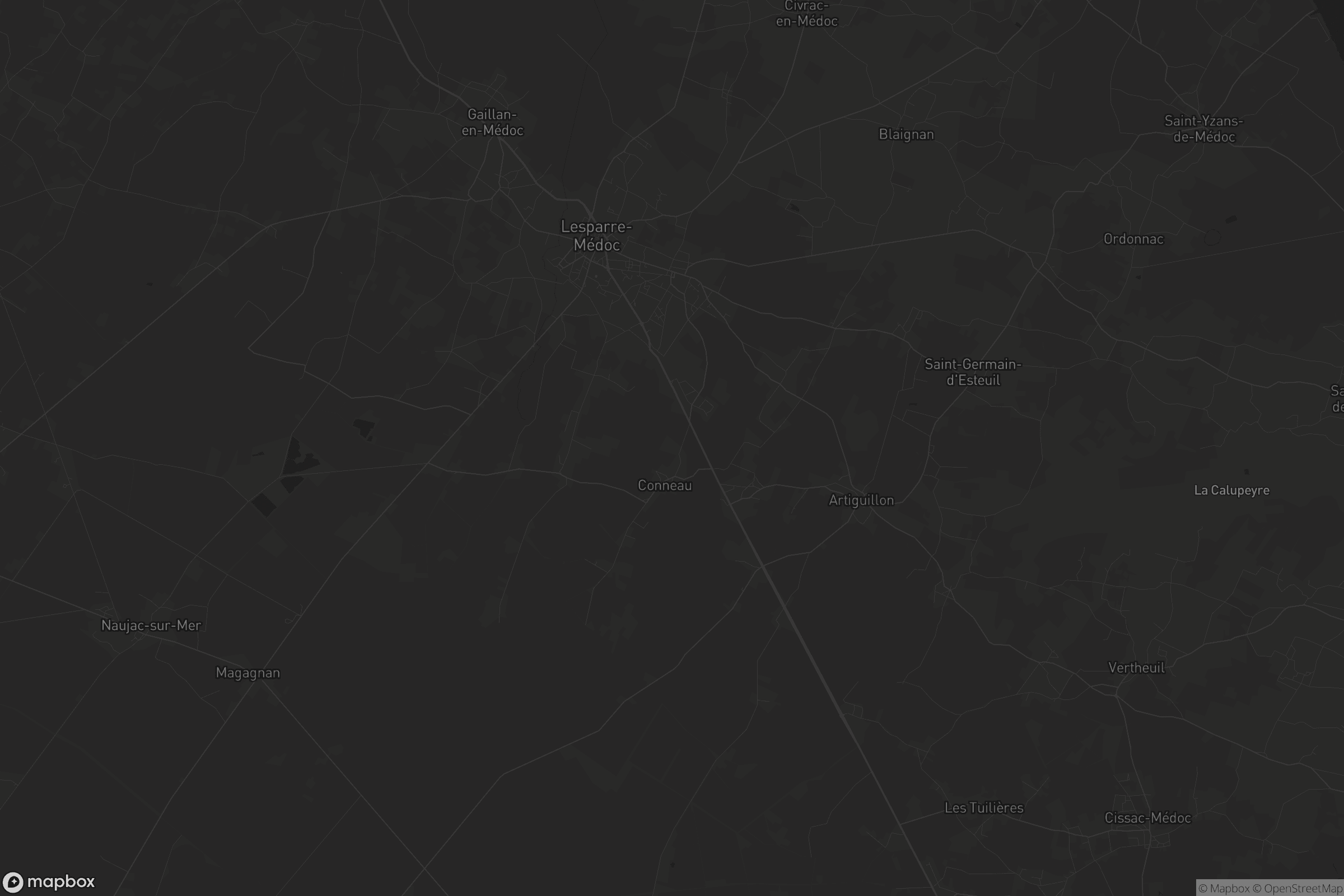 Carte de Lesparre-Médoc