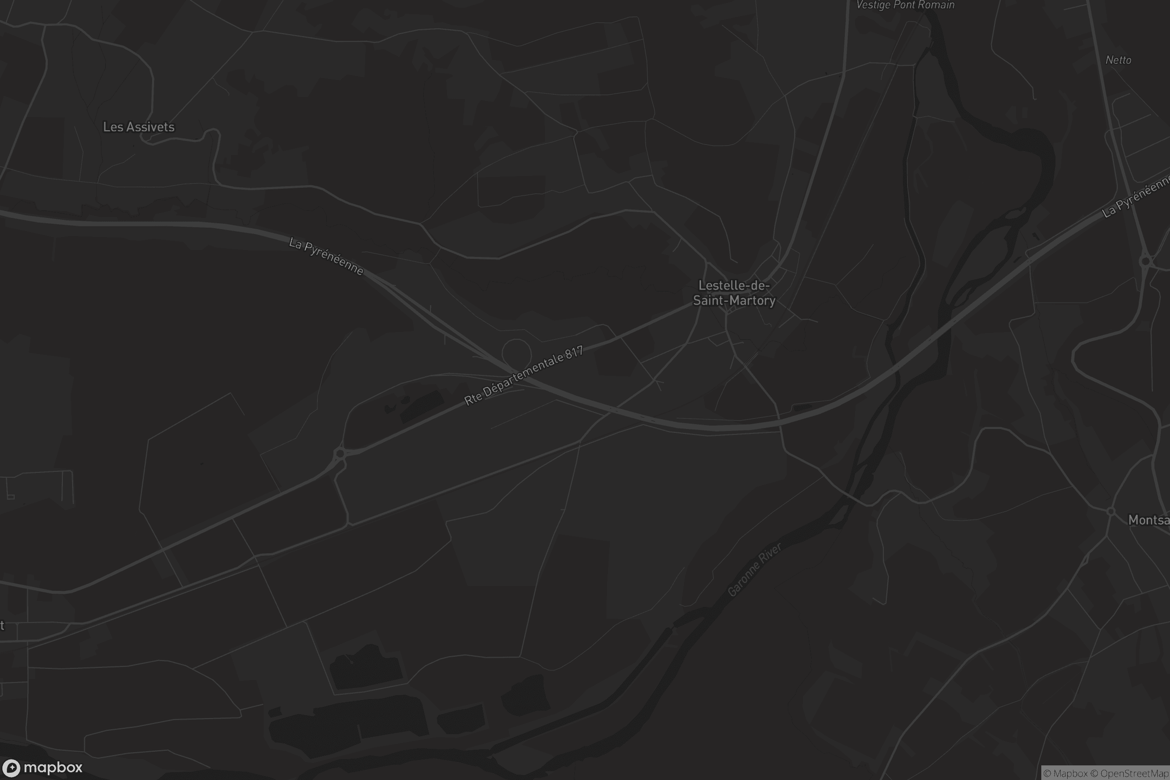 Carte de Lestelle-de-Saint-Martory