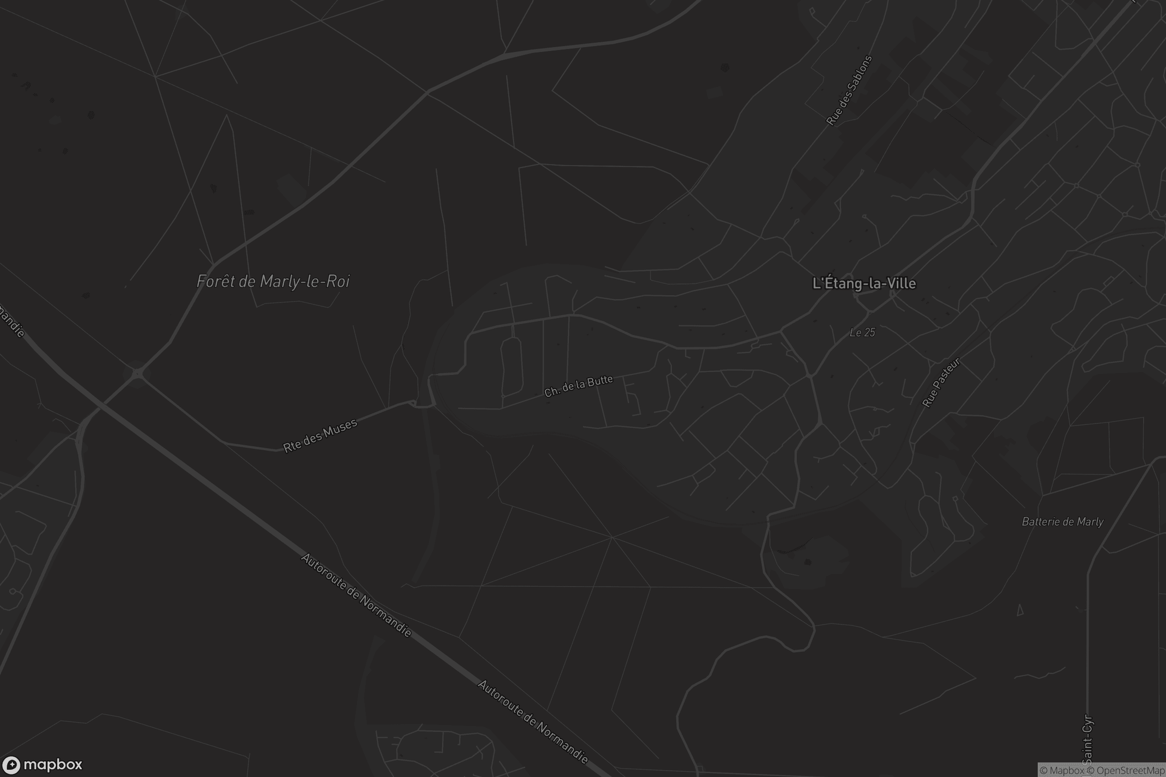 Carte de L'Étang-la-Ville