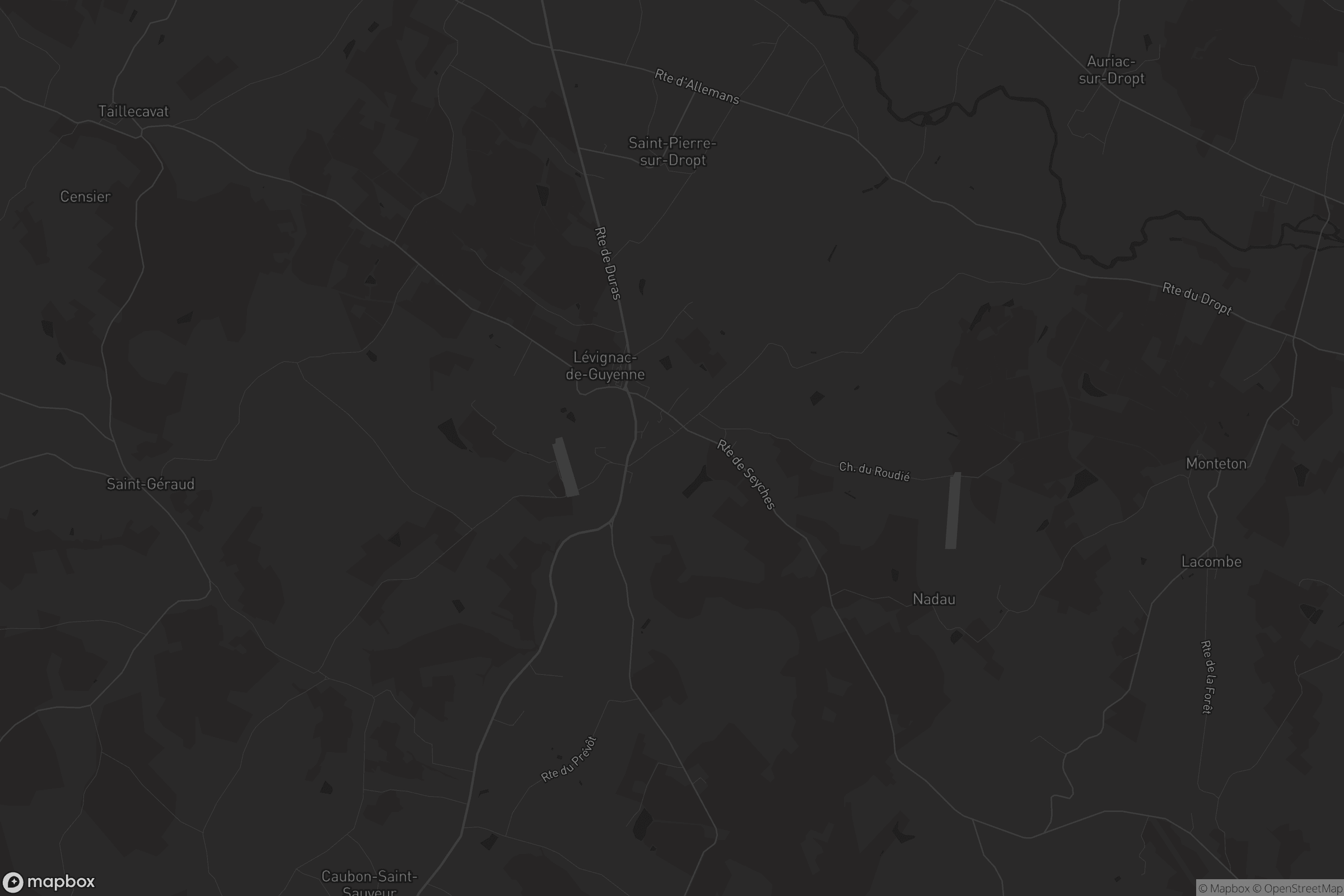 Carte de Lévignac-de-Guyenne