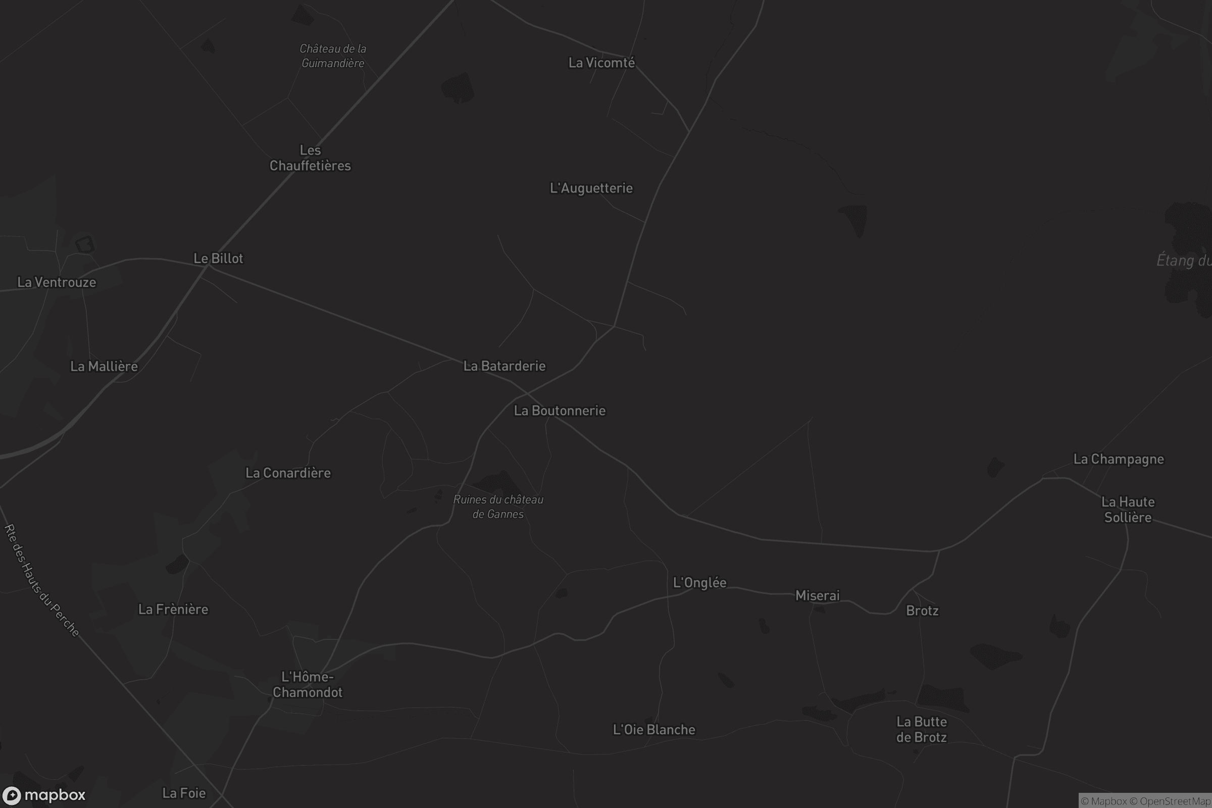 Carte de L'Hôme-Chamondot