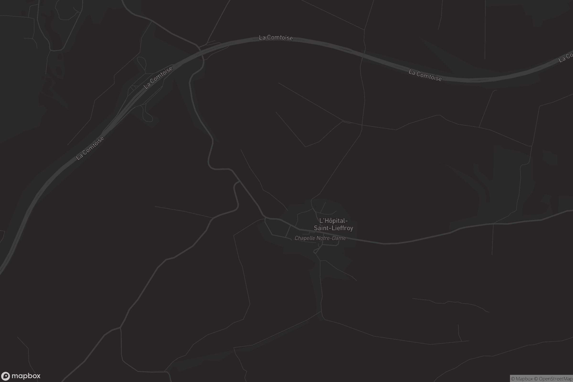 Carte de L'Hôpital-Saint-Lieffroy