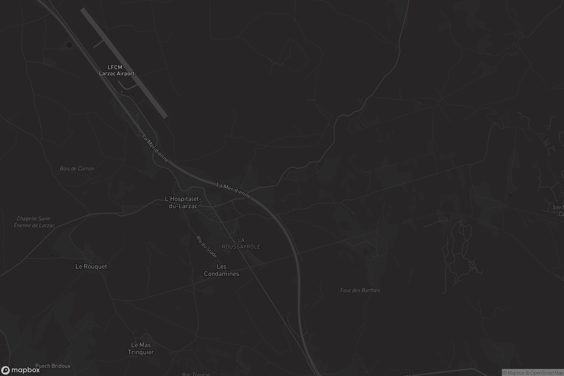 Carte de L'Hospitalet-du-Larzac