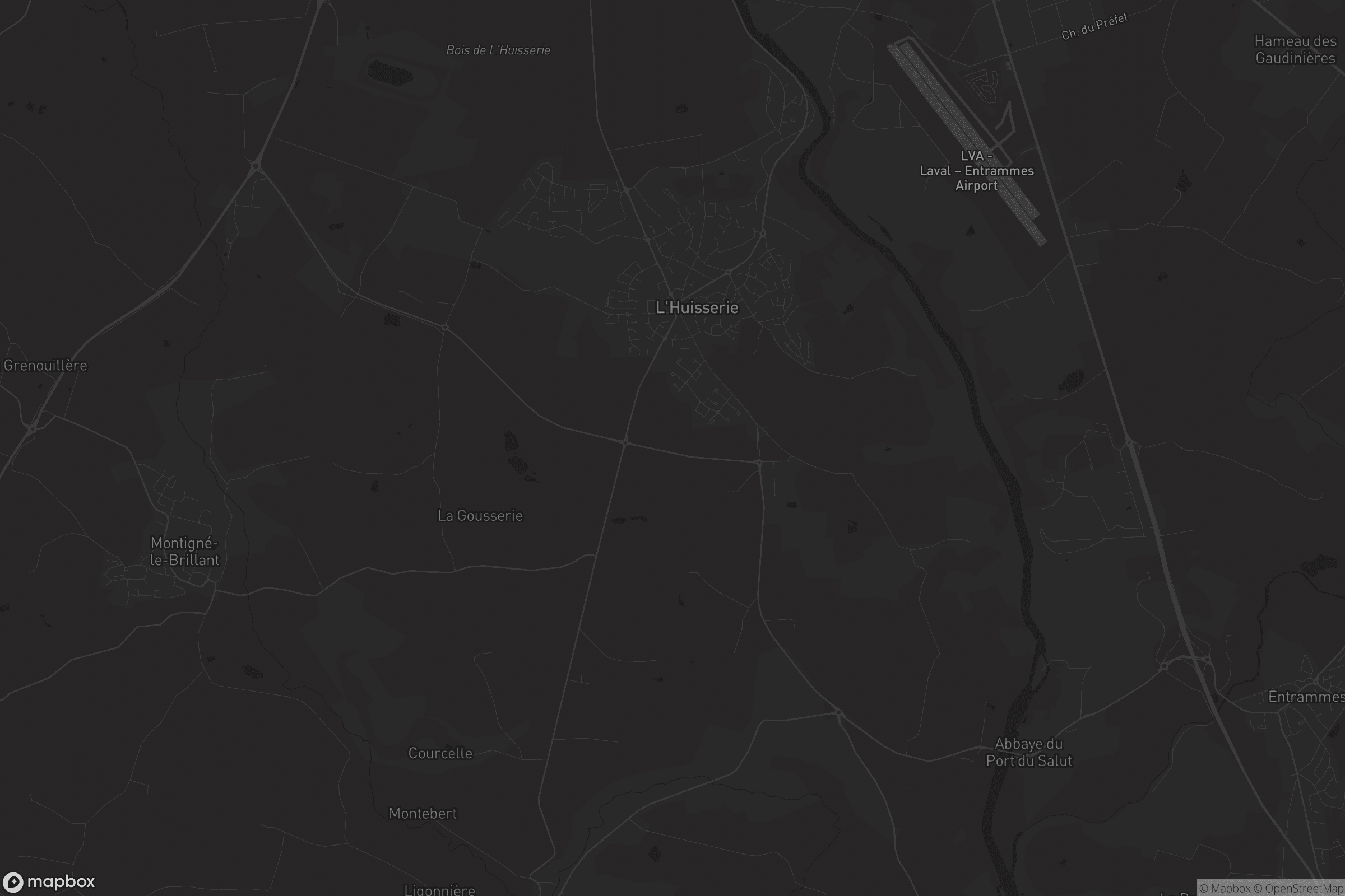 Carte de L'Huisserie