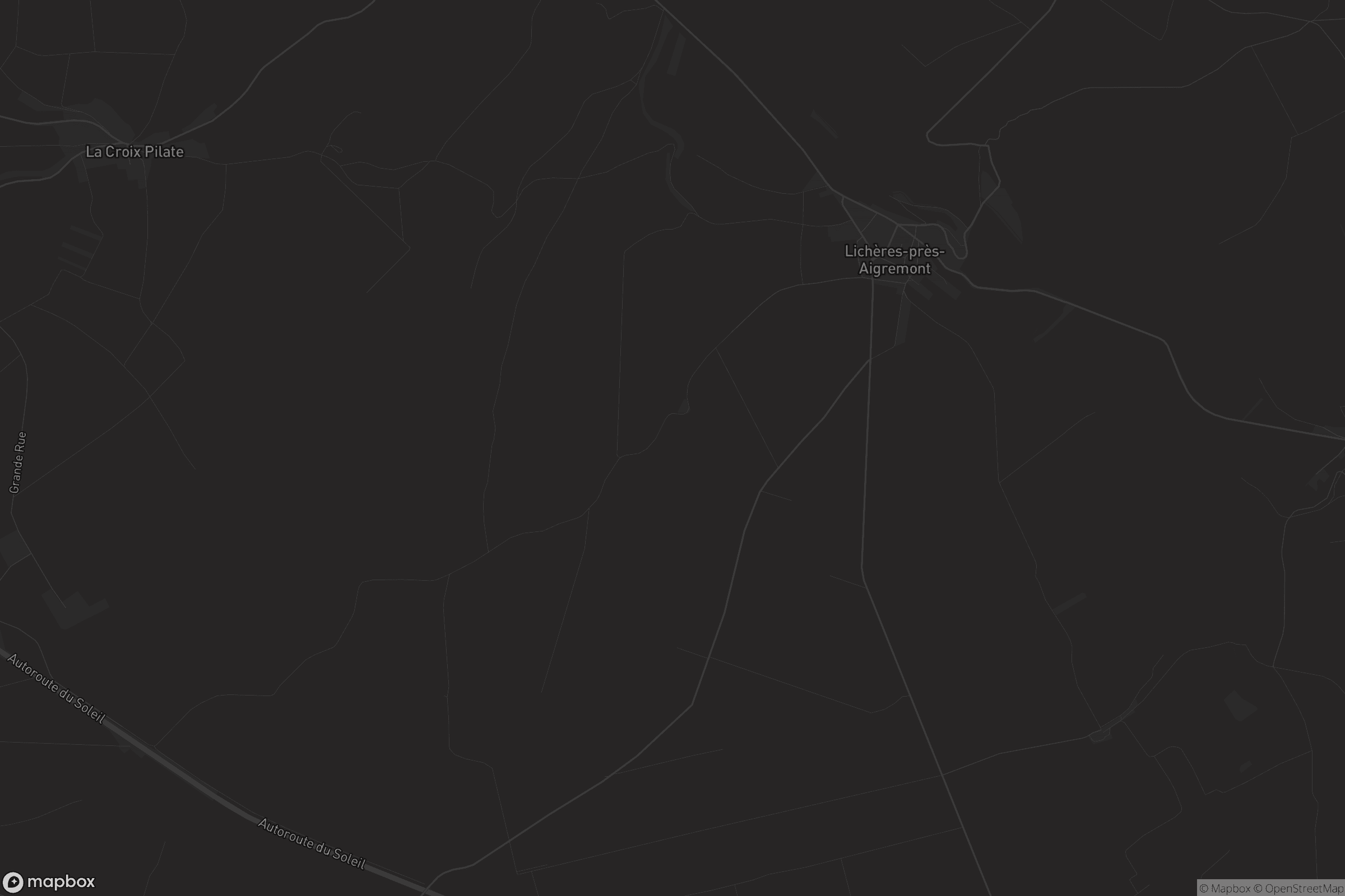 Carte de Lichères-près-Aigremont