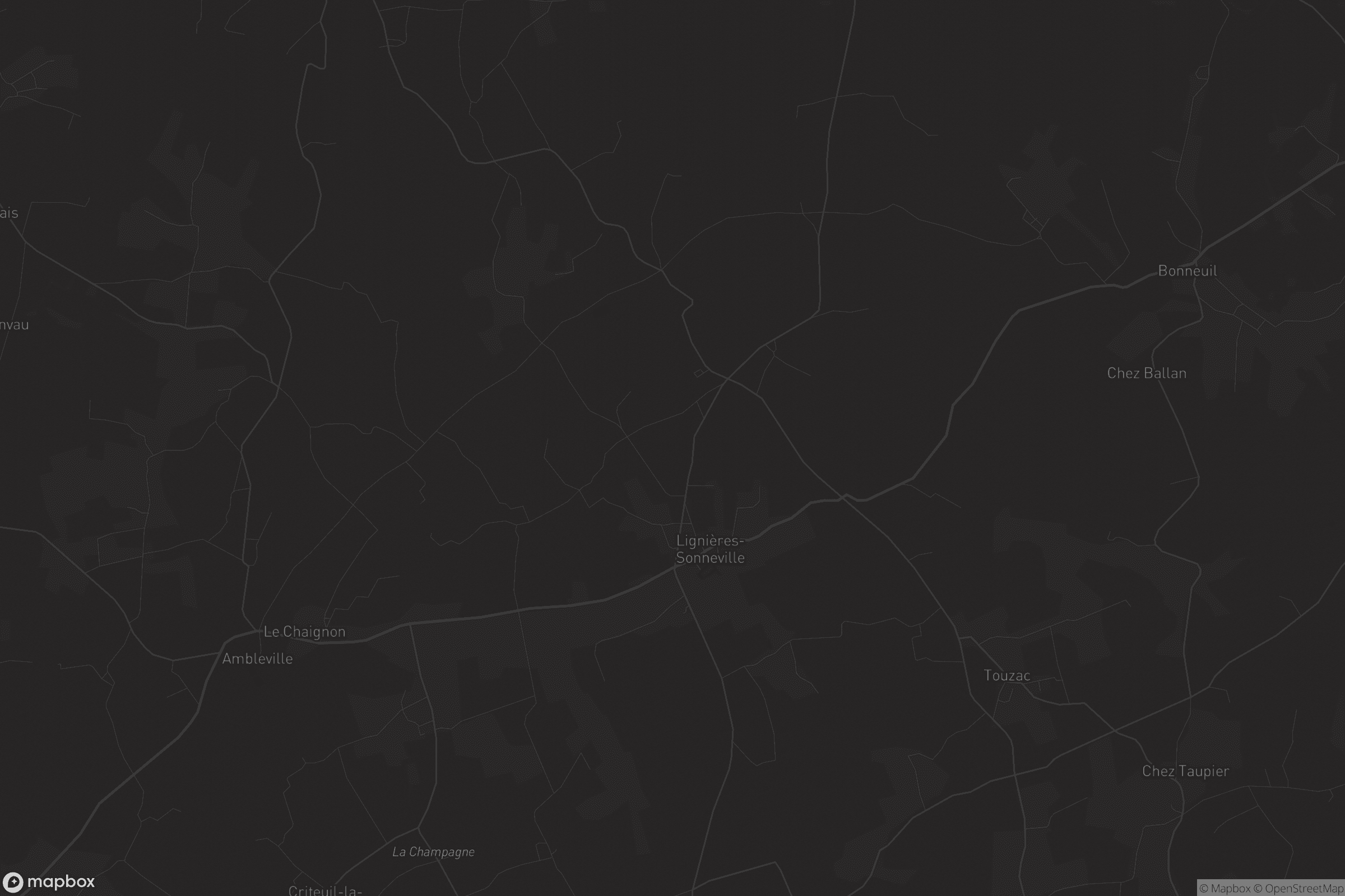 Carte de Lignières-Sonneville